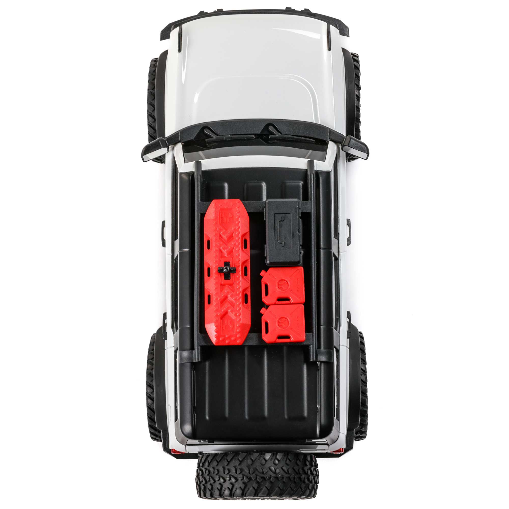 Axial 1/24 SCX24 Ford Bronco 4X4 RTR Brushed Rock Crawler (Battery & Charger Included), White