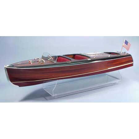 Dumas Products, Inc. 1/8 1938 Chris-Craft Triple Cockpit Barrel Back Boat Kit, 40"