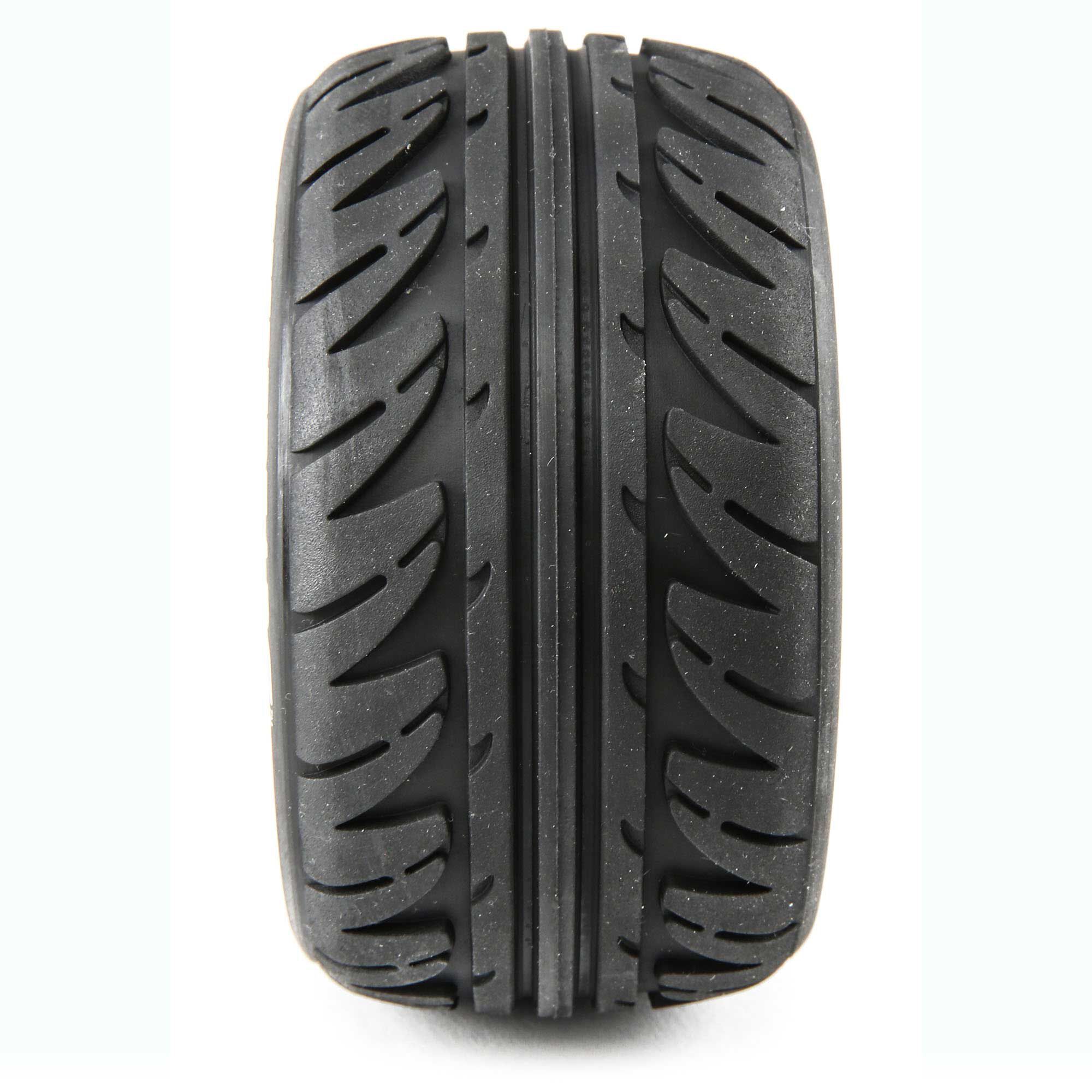 Duratrax SpeedTreads Speedhawk Tires Mounted (2): 1/10 Stadium/Monster Truck