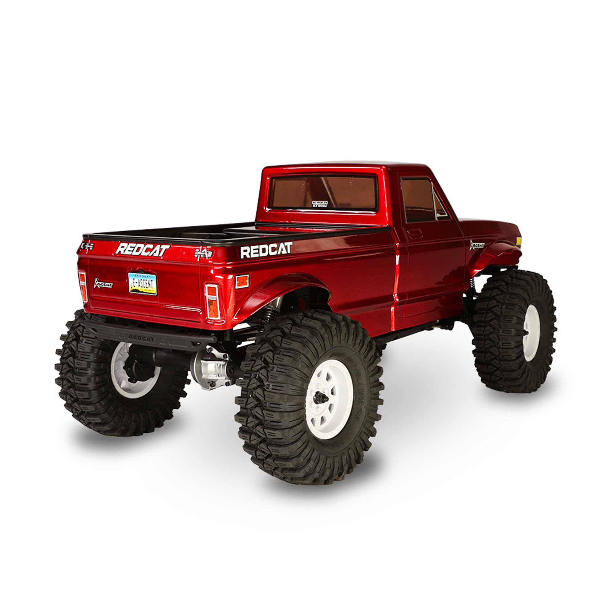 Redcat Racing 1/10 Ascent LCG One-Piece Body Rock Crawler RTR, Red