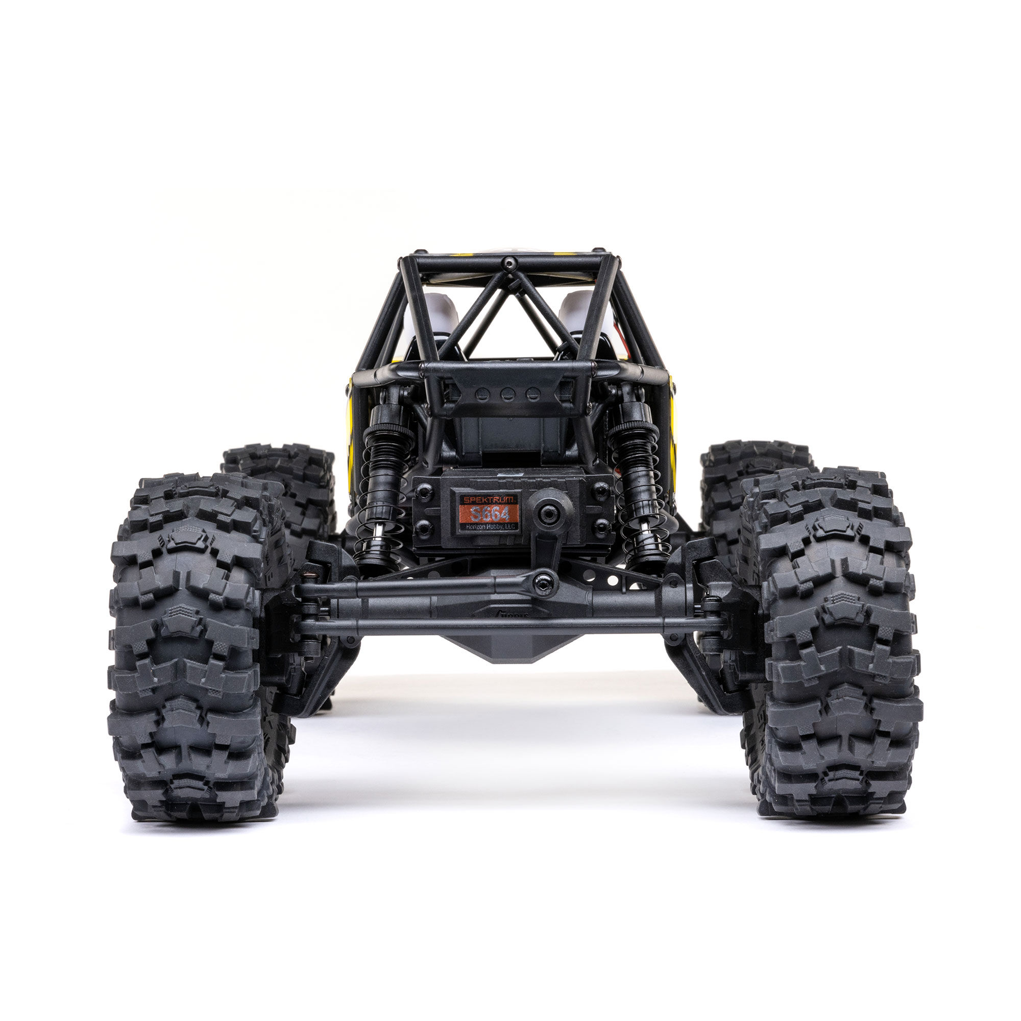 Axial 1/18 UTB18 Capra 4WS 4X4 RTR Brushed Rock Crawler (Battery & Charger Included), Yellow
