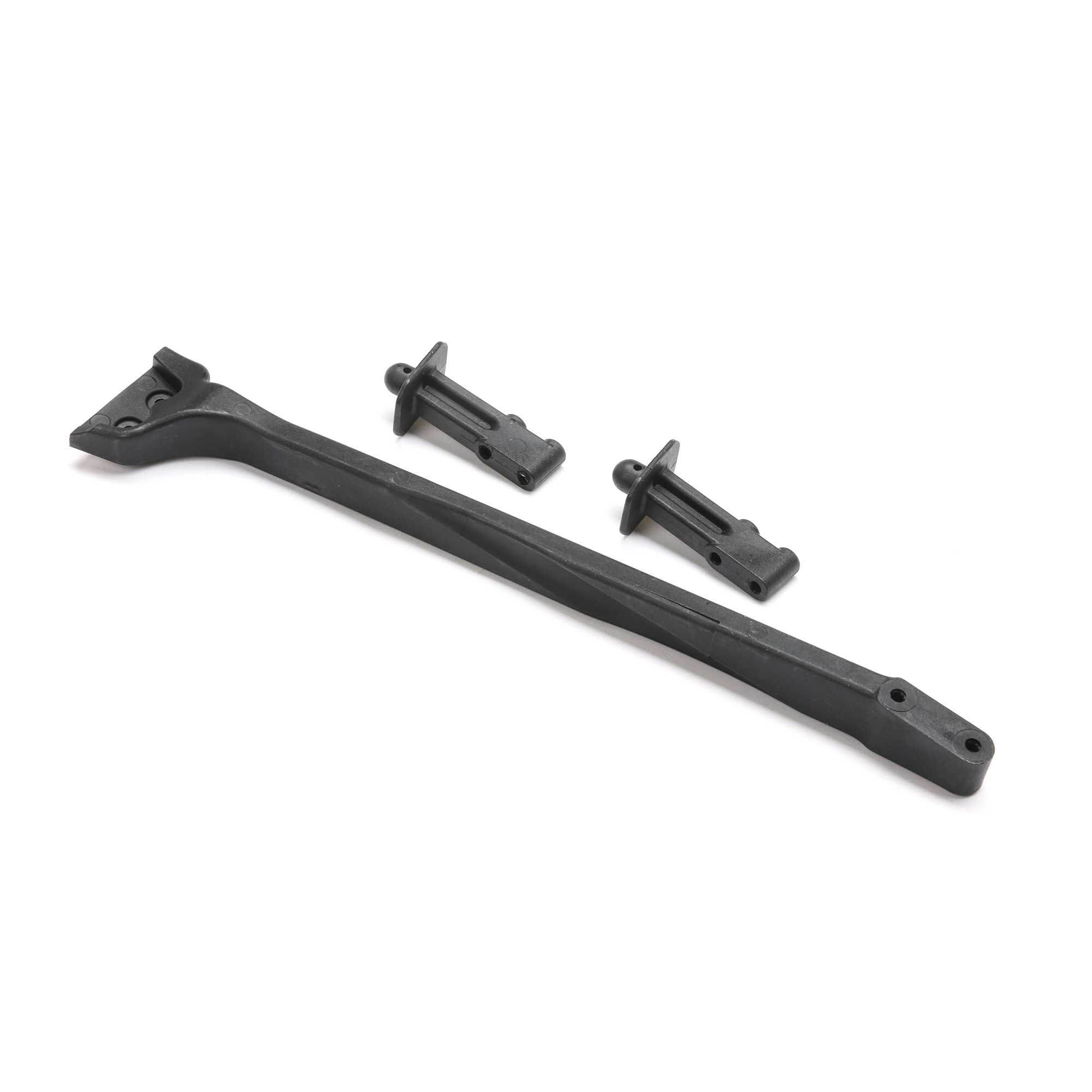 Losi Rear Chassis Brace, Front Body Posts: 8XTE RTR