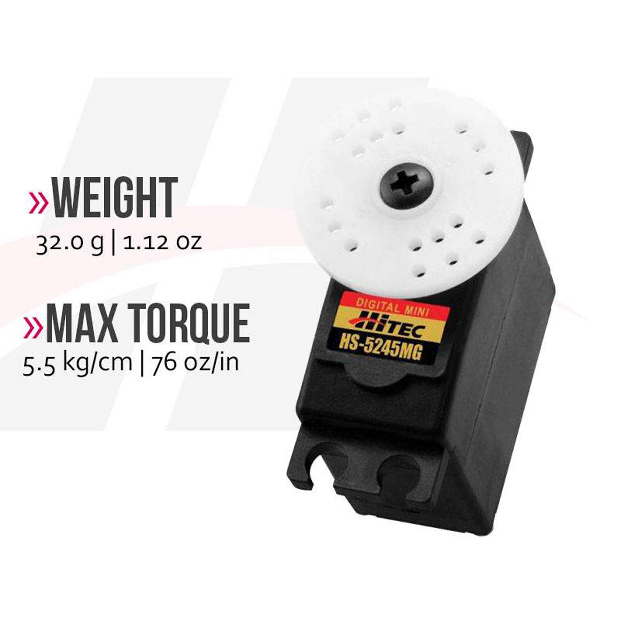Hitec RCD Inc. HS-5245MG Mini Digital Metal Gear Servo