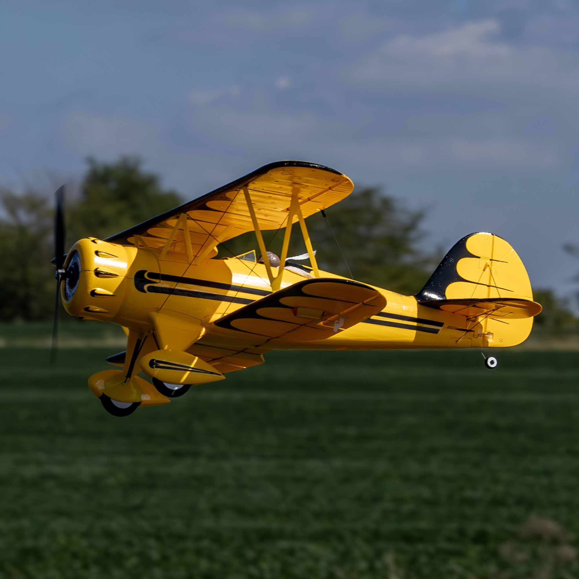 E-flite UMX WACO BNF Basic with AS3X and SAFE Select, Yellow
