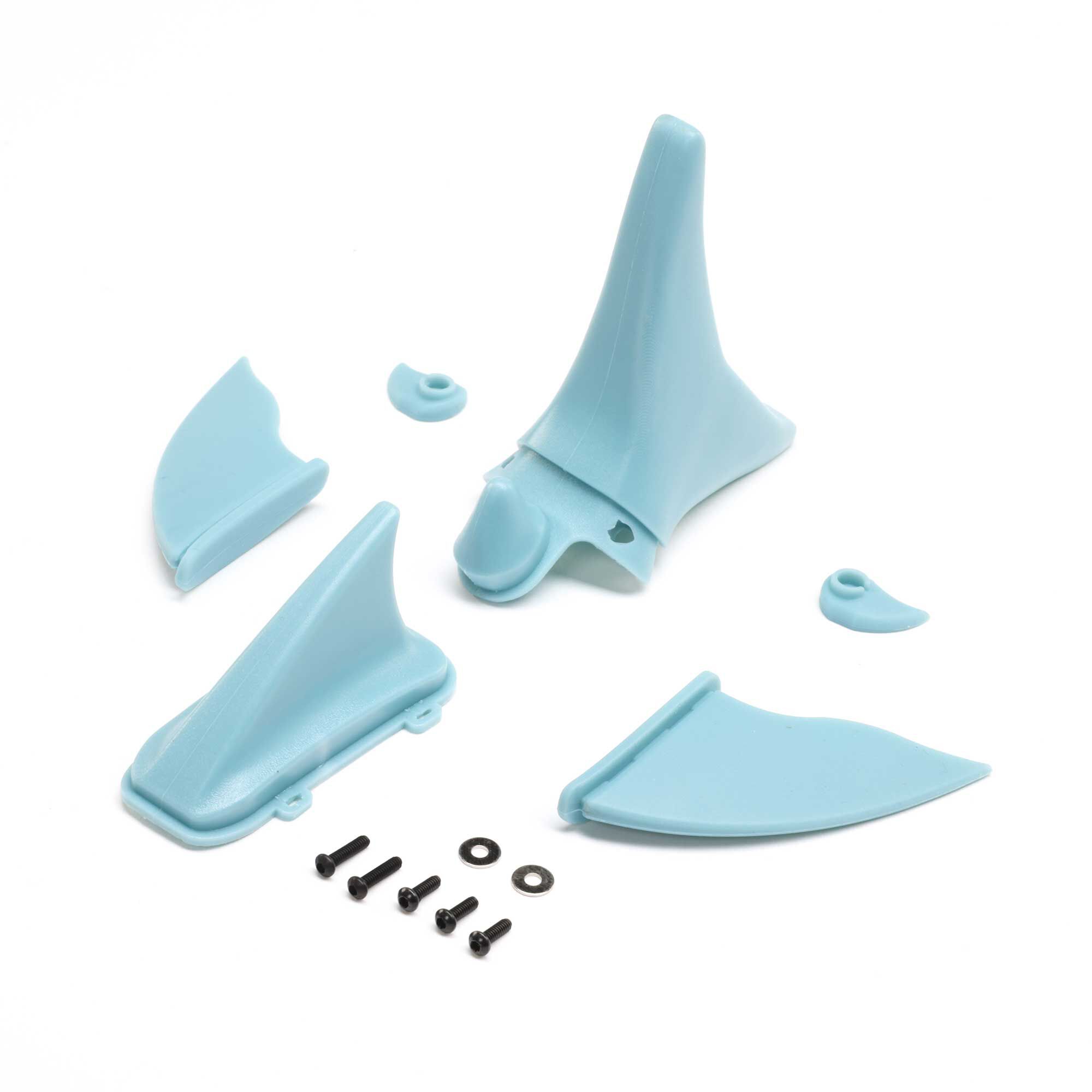 Losi Replacement Fin Set, Megalodon: Mini LMT