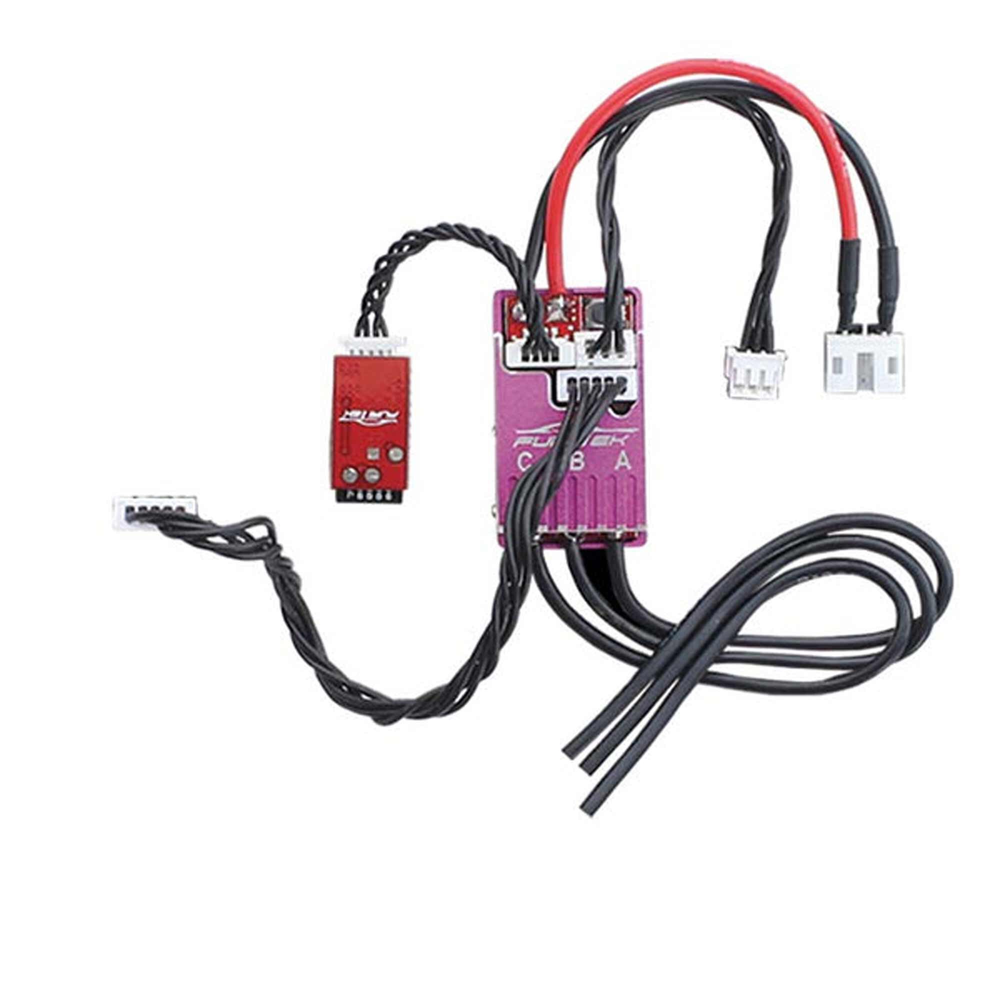 Furitek Cyclos 2S Lipo 20A/40A Brushless Sensored ESC: Drift/race and Bluetooth (with Aluminum Purple Case )