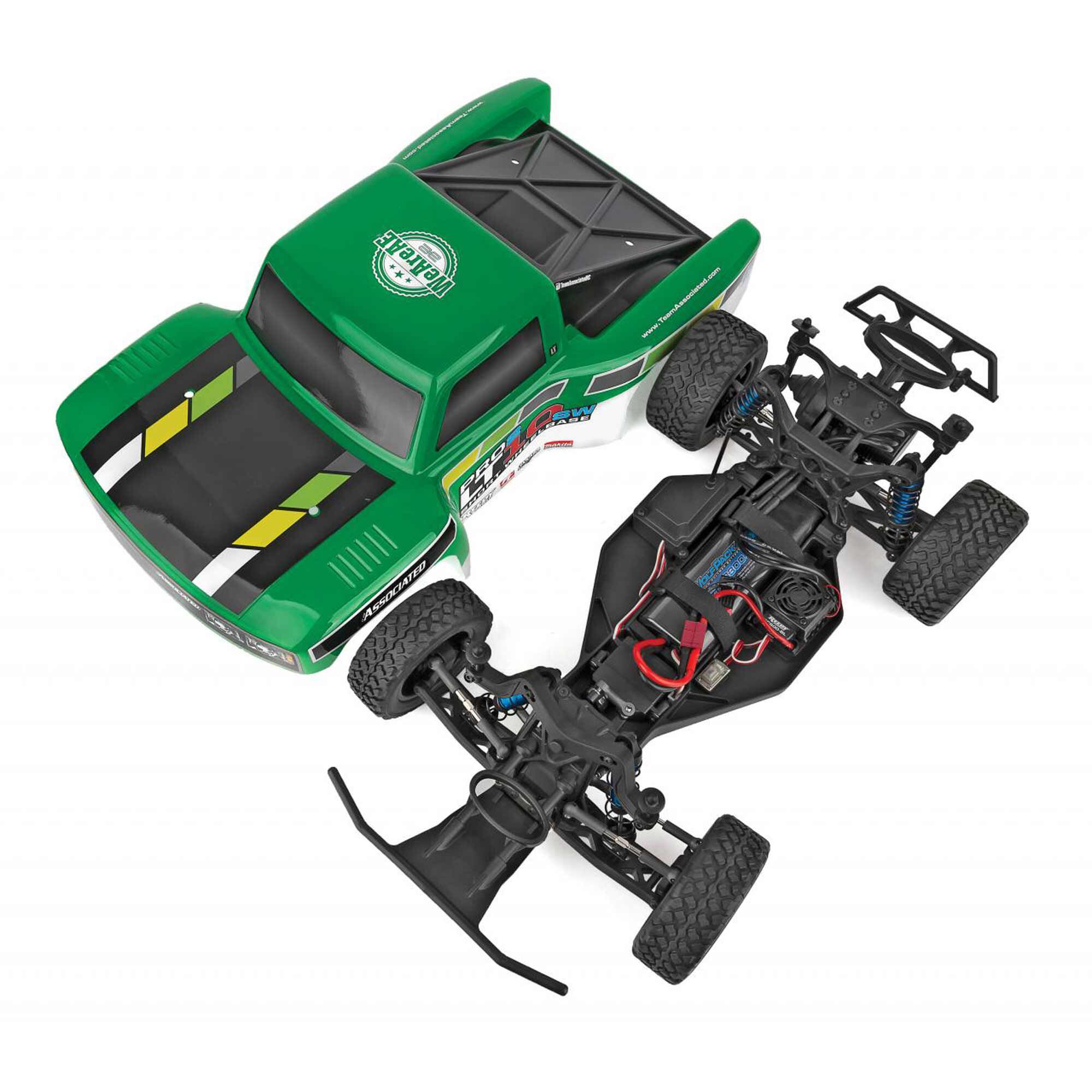 Team Associated 1/10 Pro2 LT10SW Short Course Truck RTR LiPo Combo, Green