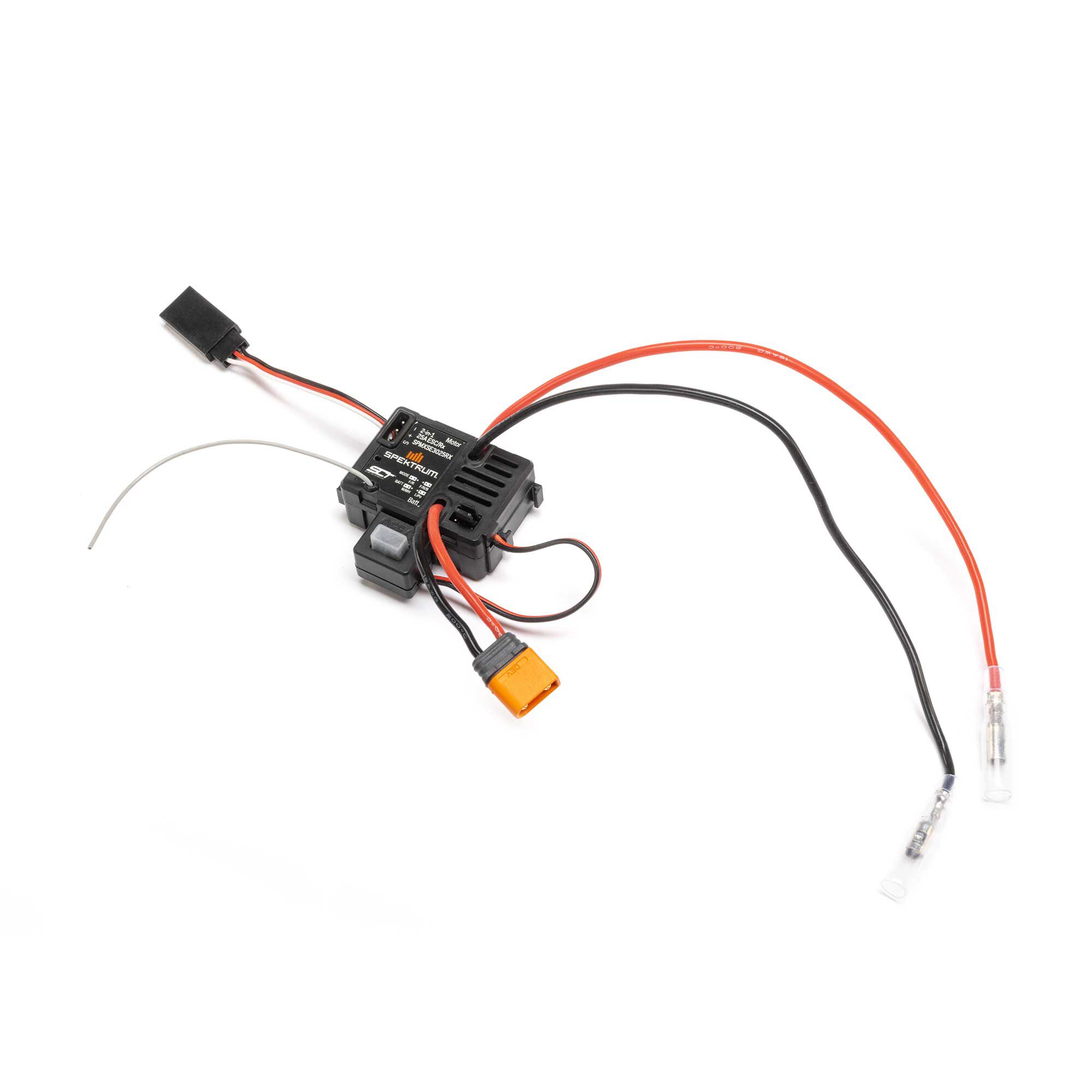 Spektrum Accessories SLT 25A 2-in-1 ESC / Receiver Combo, IC2: 1/16 & 1/18