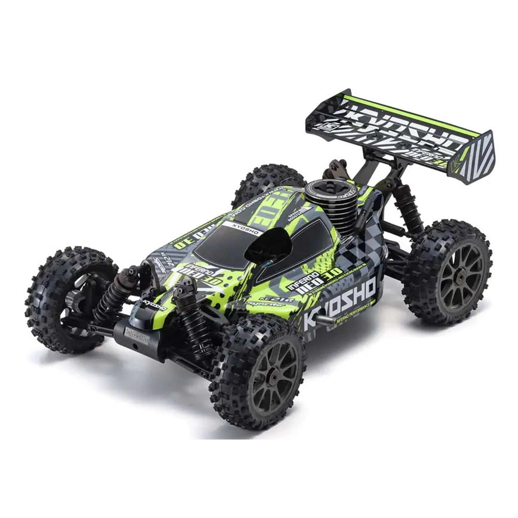 Kyosho 1/8 Inferno NEO 3.0 Nitro Buggy RTR, Yellow