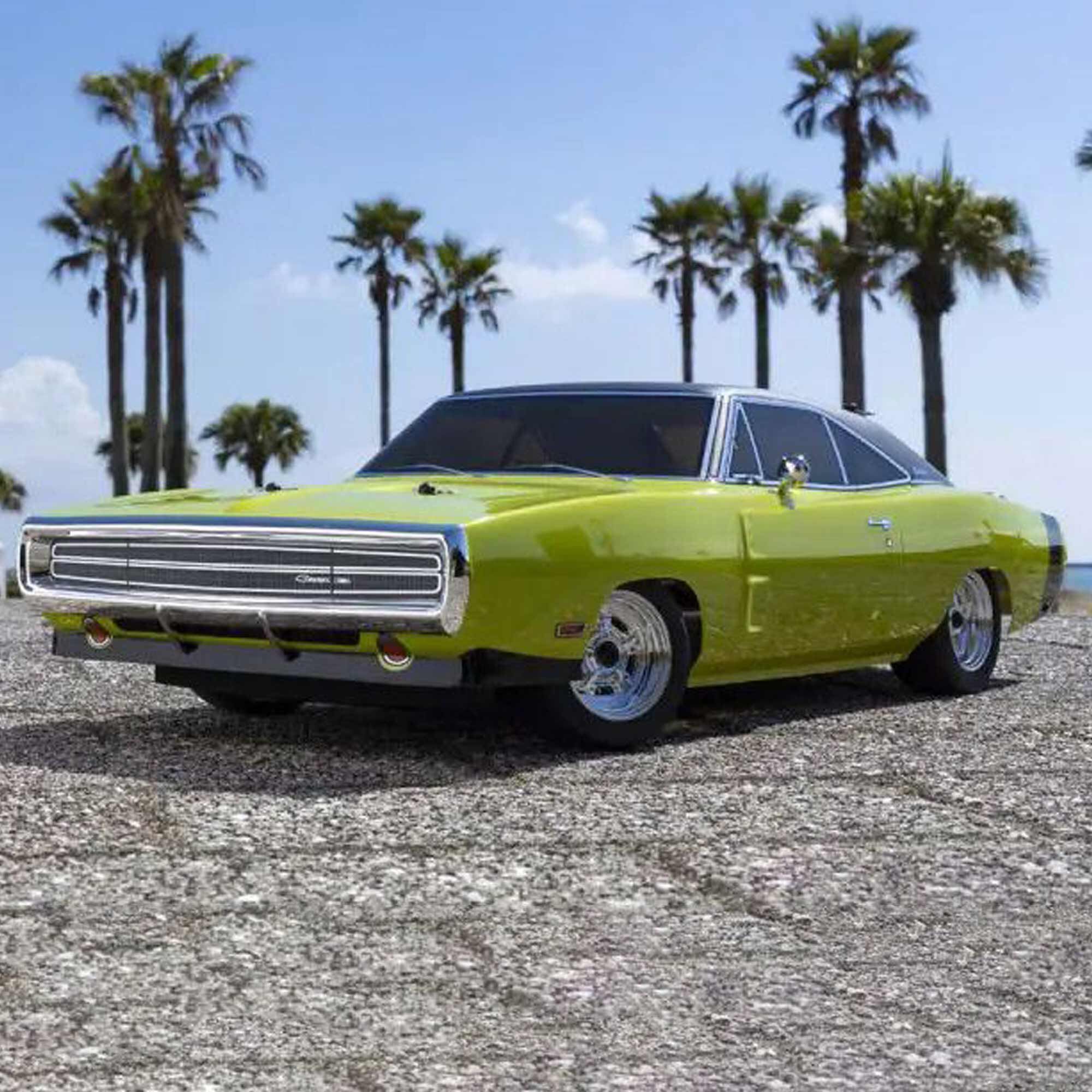 Kyosho 1/10 1970 Dodge Charger Fazer Mk2 FZ02L Brushed 4x4 On-Road Touring RTR, Sublime Green