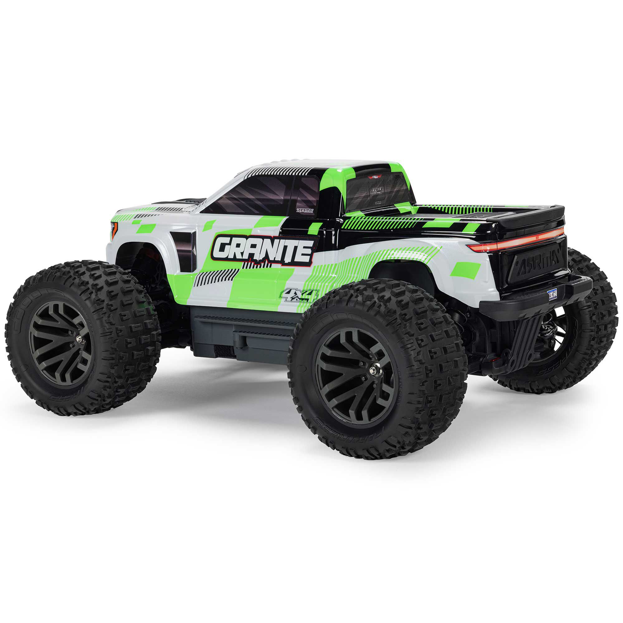 ARRMA 1/10 GRANITE MEGA 665 4X4 RTR Brushed Monster Truck, Green
