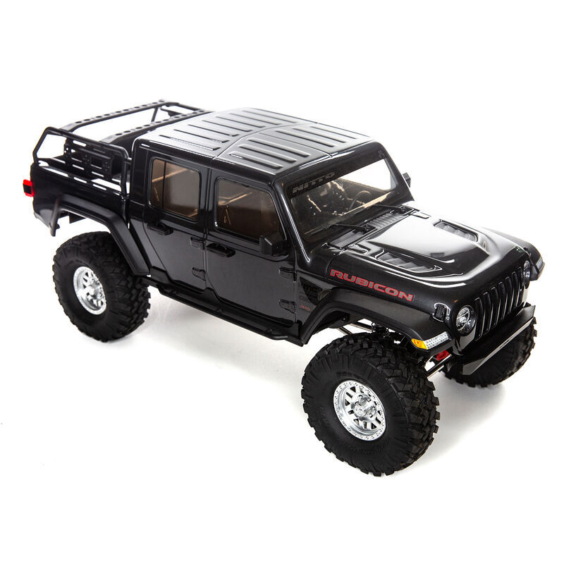 Axial 1/10 SCX10 III Jeep JT Gladiator 4X4 RTR Brushed Rock Crawler, Gray