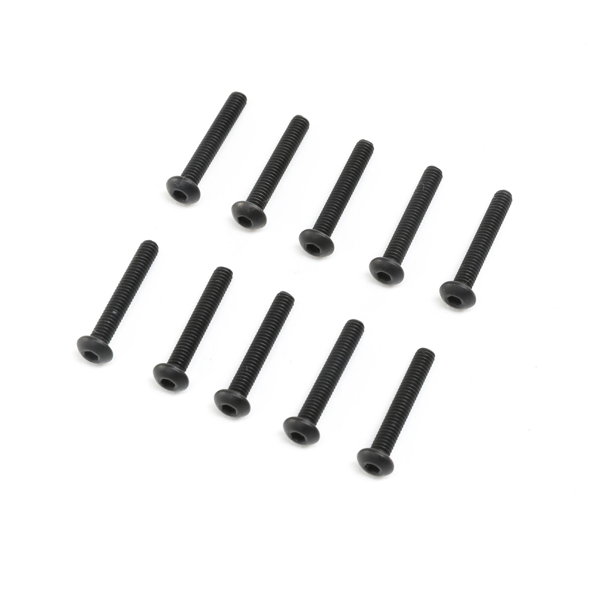 Losi Button Head Screws, M2.5 x 16mm (10)