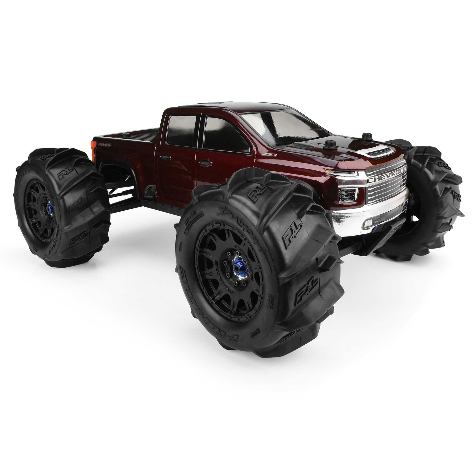 Pro-Line Racing 1/8 2021 Chevy Silverado 2500 HD Clear Body: E-REVO 2.0 & MAXX