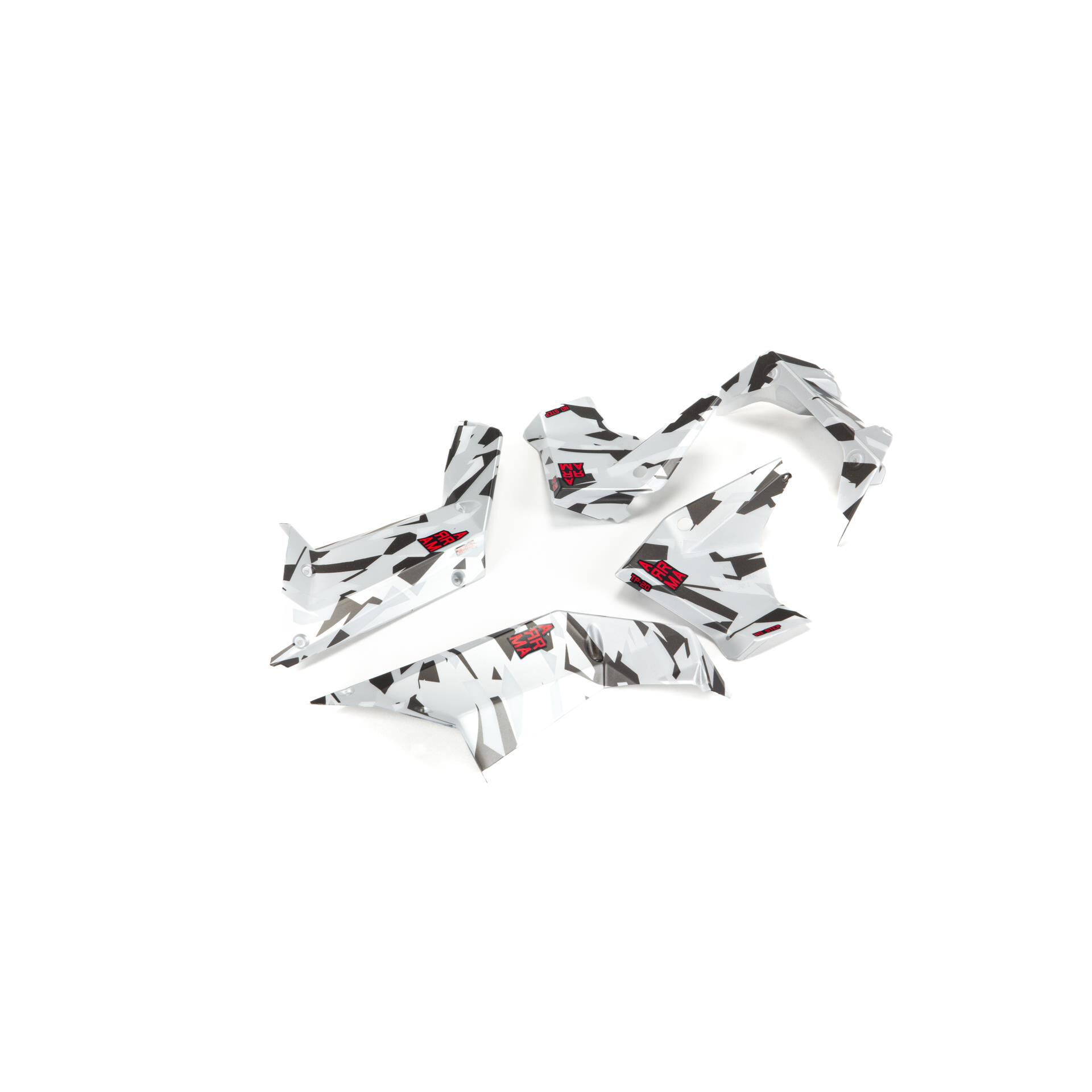 ARRMA 1/7 Guard Set Painted, White Camo: FIRETEAM