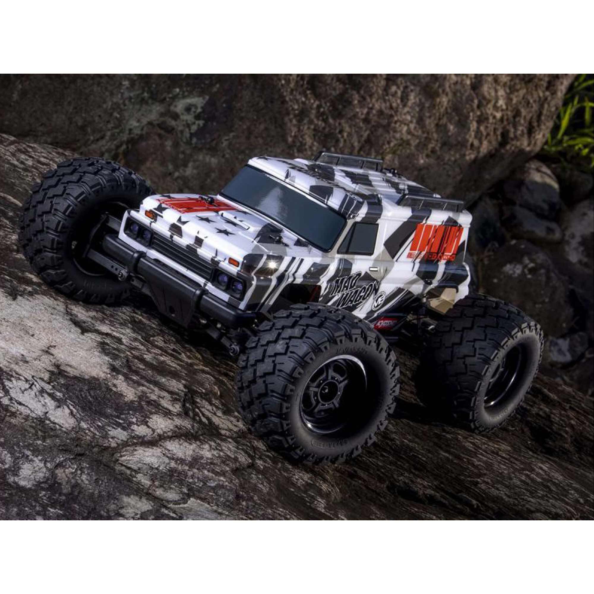 Kyosho 1/10 Mad Wagon VE KB10 4x4 3S Brushless Monster Truck RTR, Black