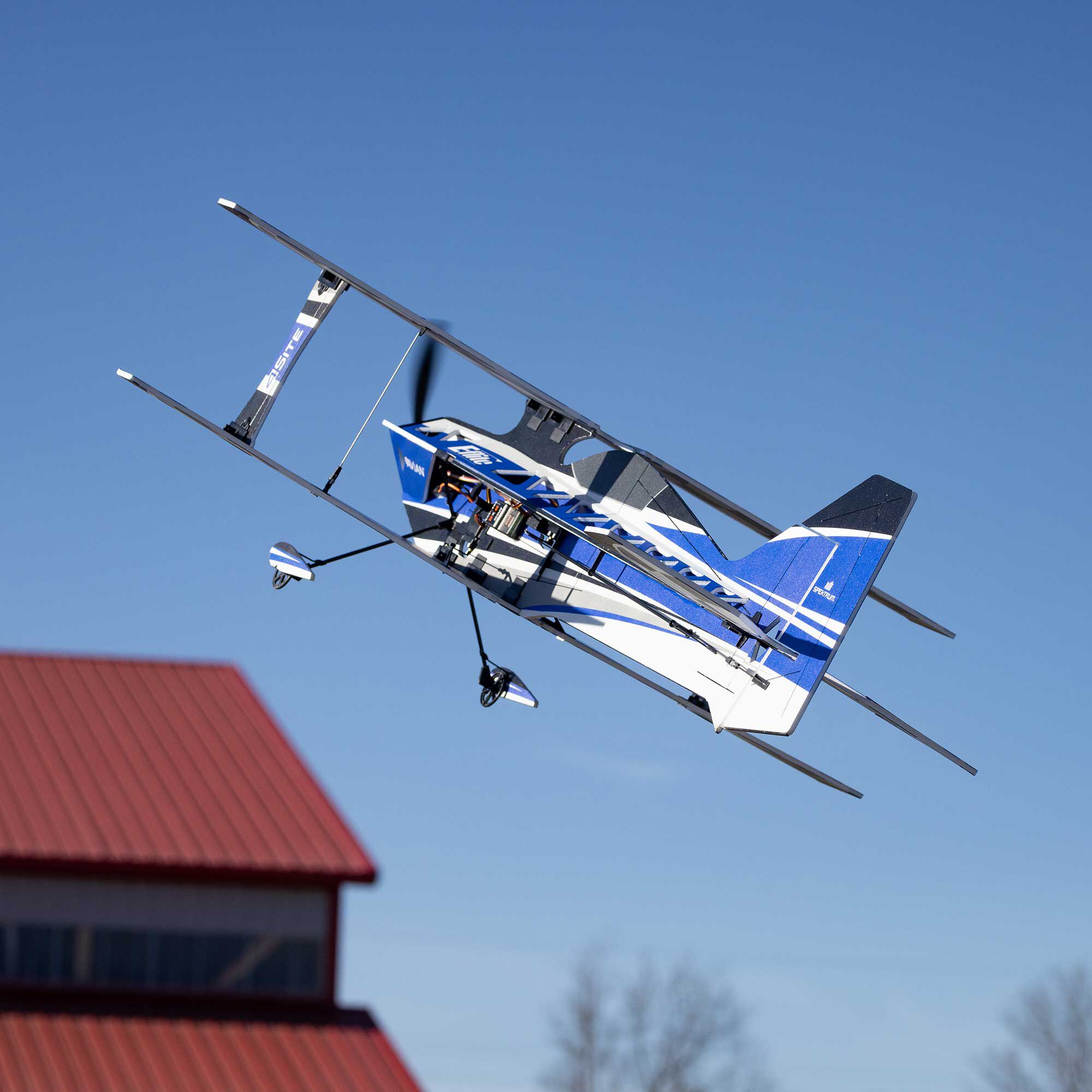 E-flite 4-Site 3D FF (Flat Foamy) 800mm BNF Basic with AS3X+ and SAFE Select