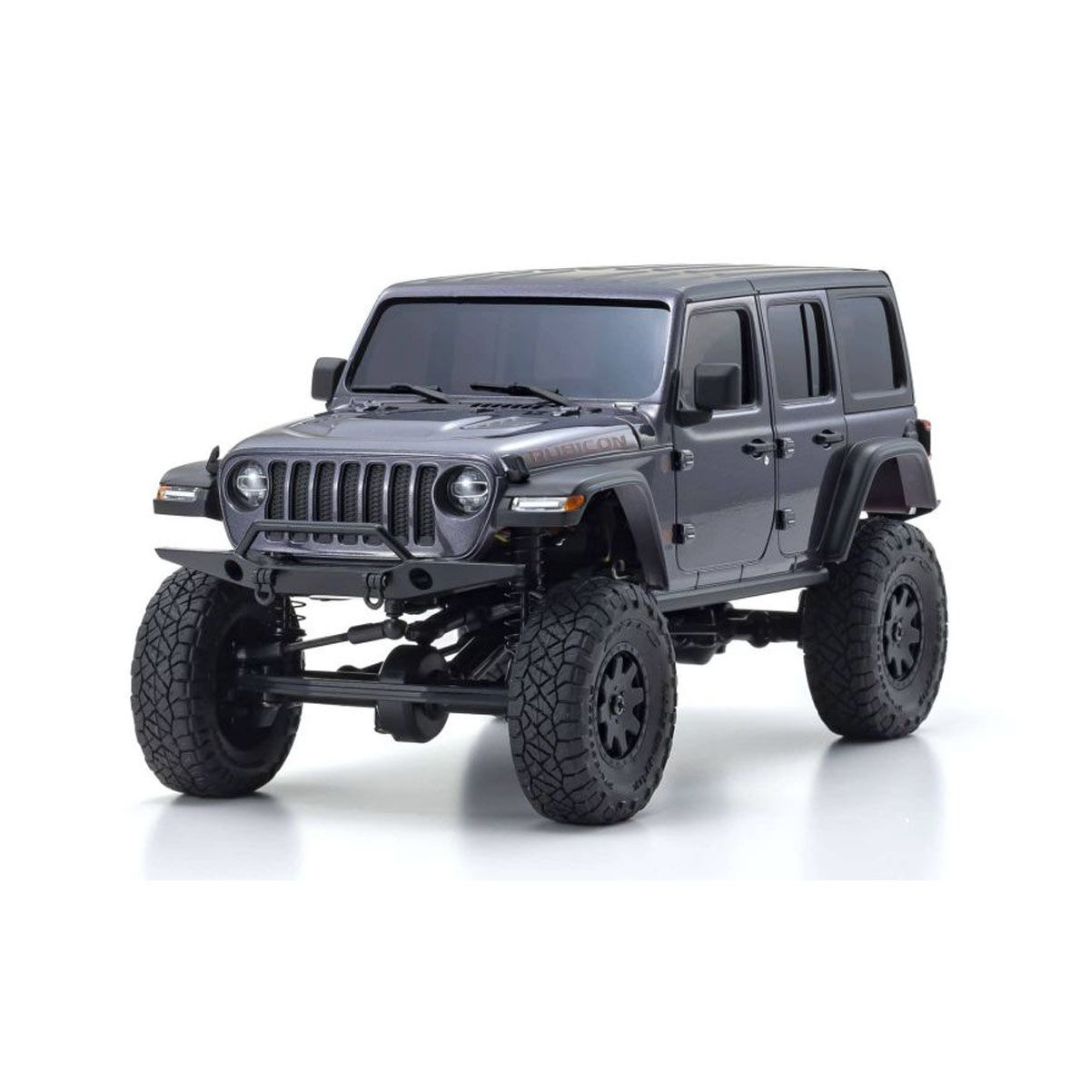 Kyosho 1/28 Jeep Wrangler Unlimited Rubicon MINI-Z 4x4 Crawler RTR, Metallic Granite