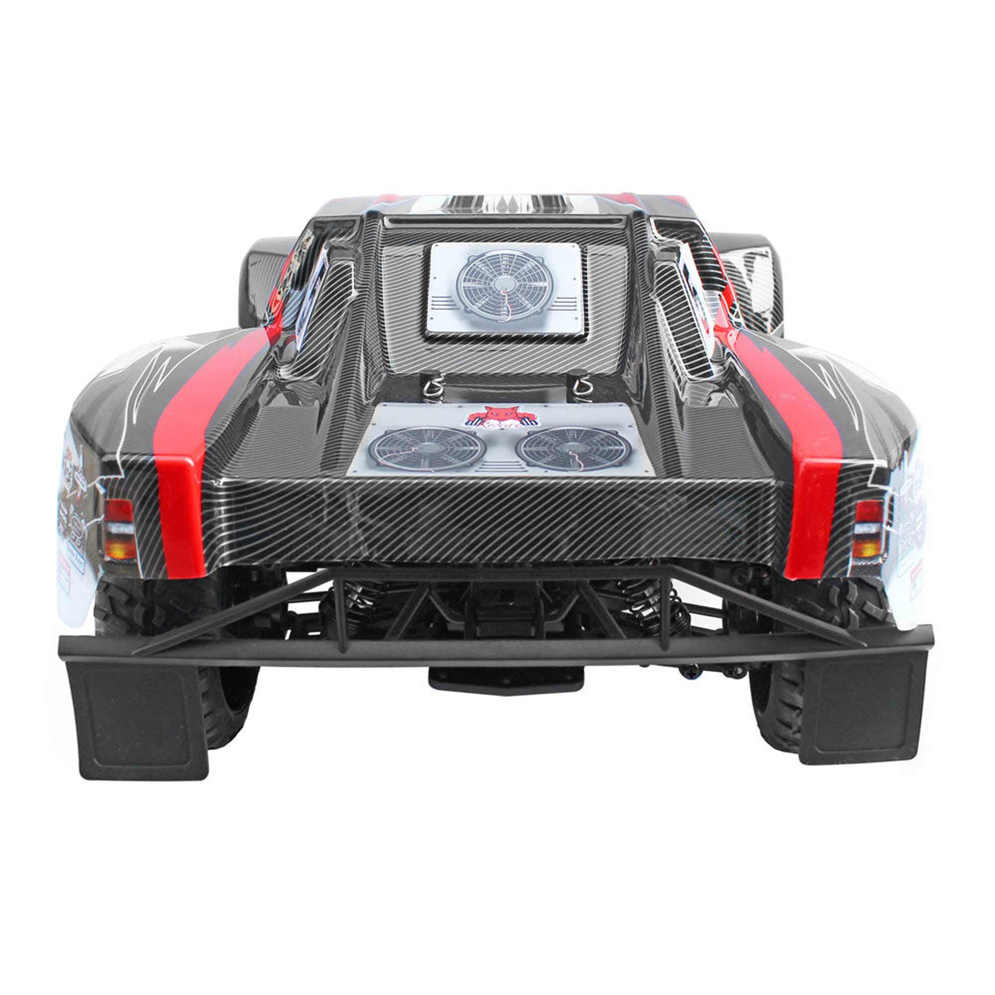 Redcat Racing 1/10 Blackout SC 4WD Short Course Truck Brushed RTR, Red