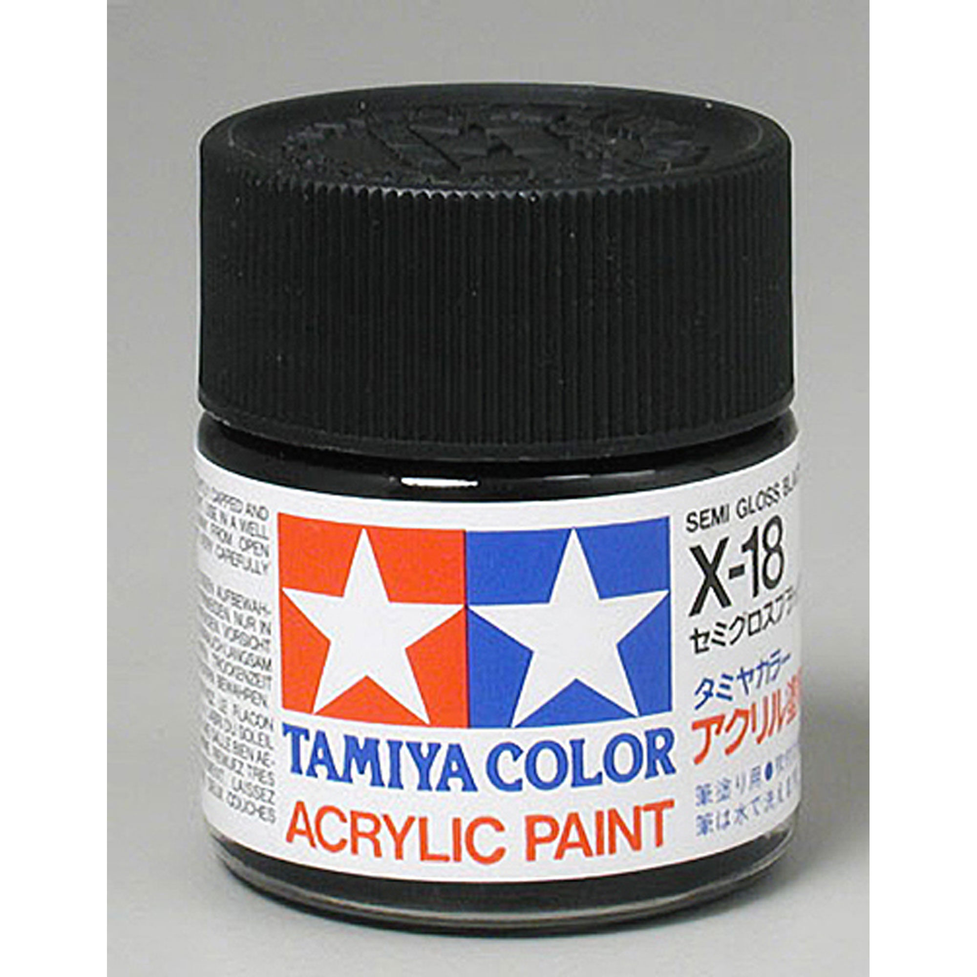 Tamiya Acrylic X18 Semi Gloss,Black