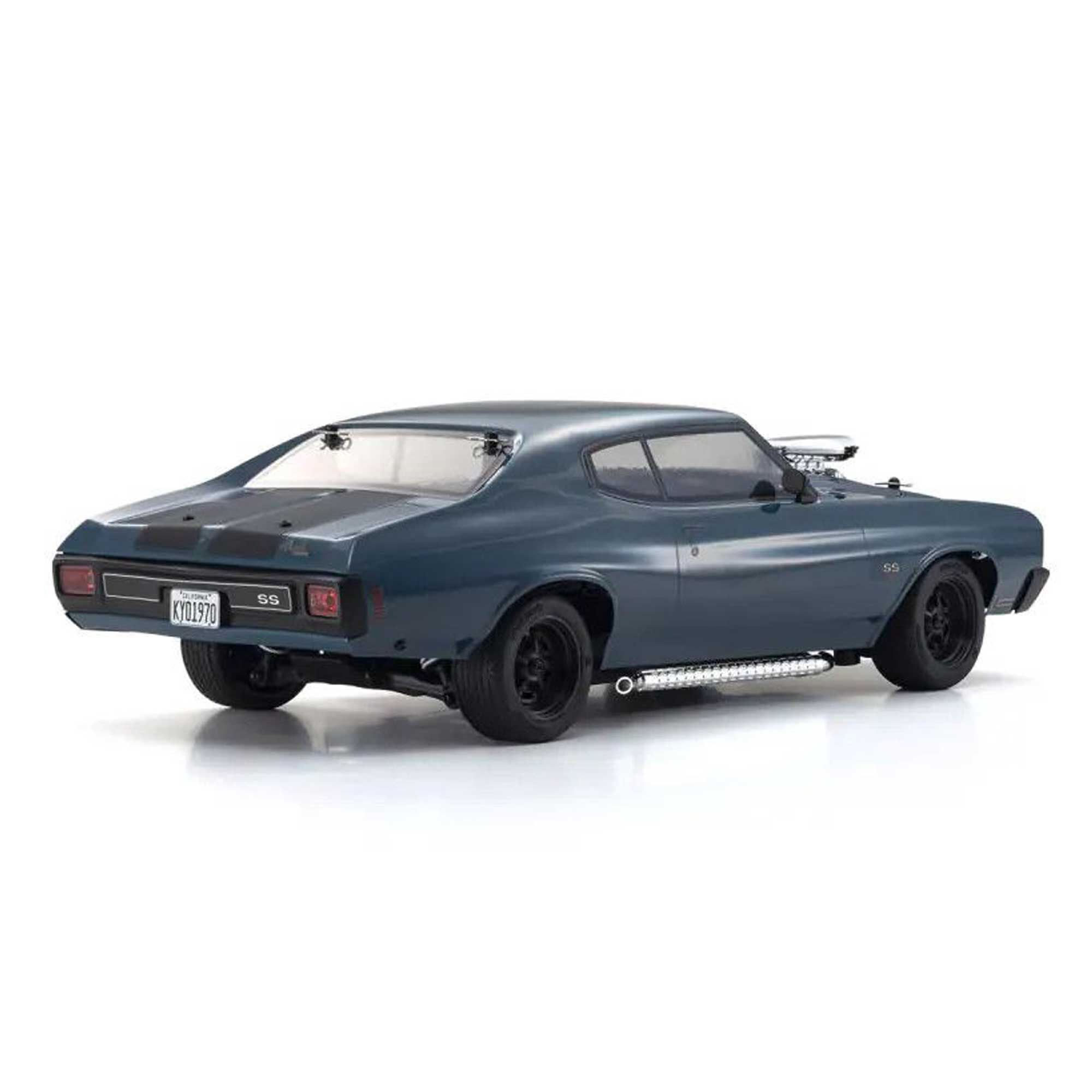 Kyosho 1/10 Fazer Mk2 Brushless 1970 Chevelle Supercharger AWD Touring RTR, Dark Blue