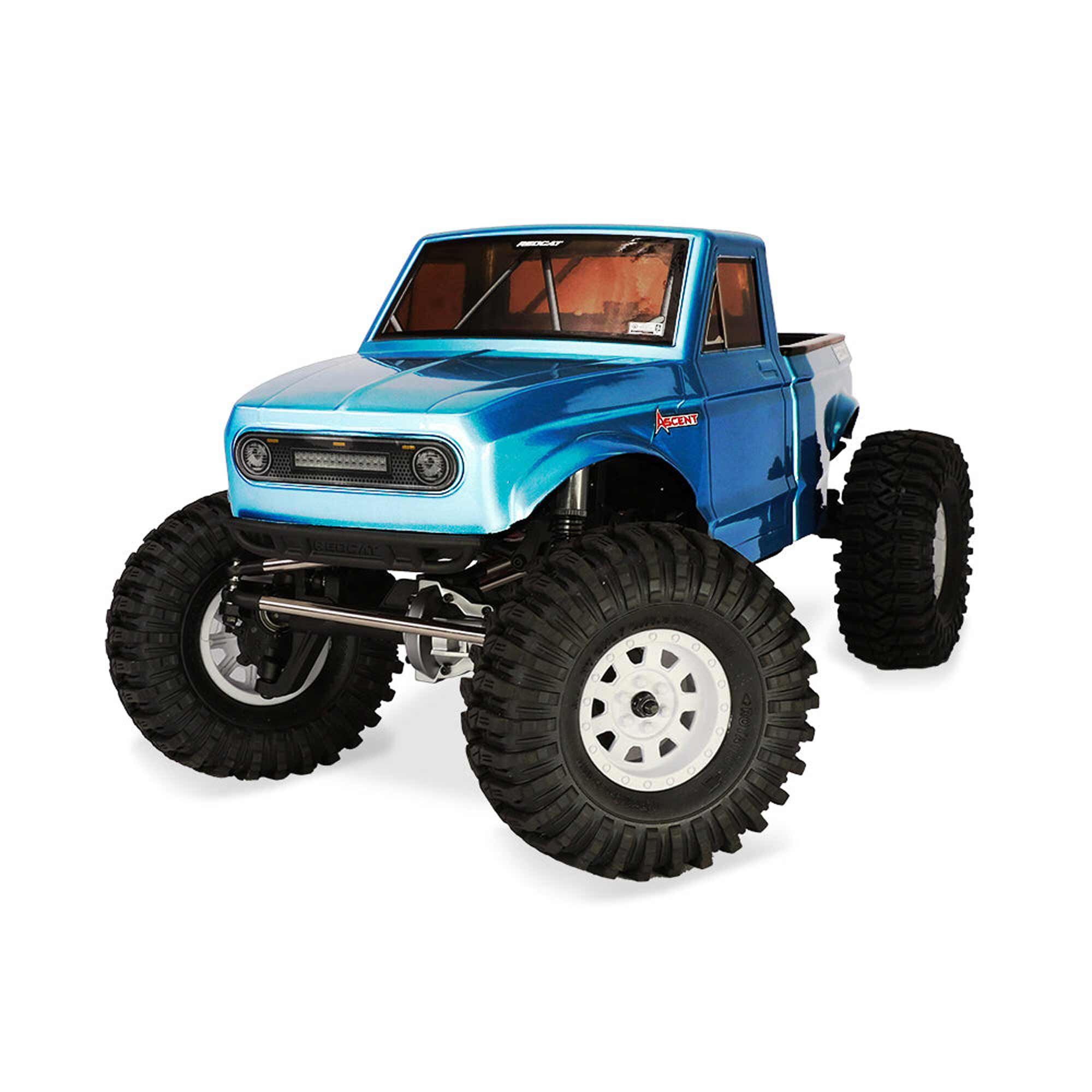 Redcat Racing 1/10 Ascent LCG Two-Piece Pinched & Dovetailed Body Rock Crawler RTR, Blue