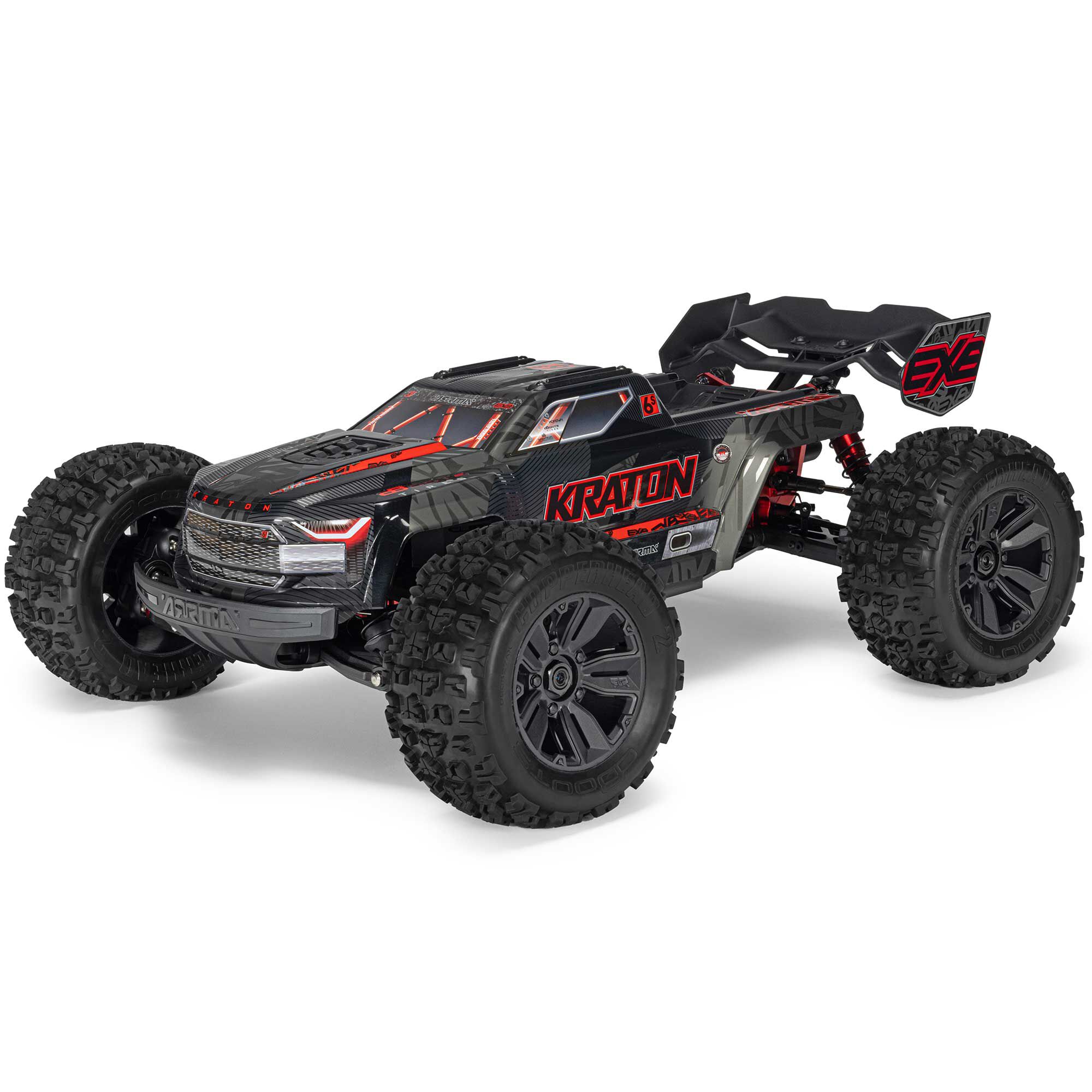 ARRMA 1/8 KRATON 6S EXB 4X4 RTR Brushless Speed Truck, BLACK