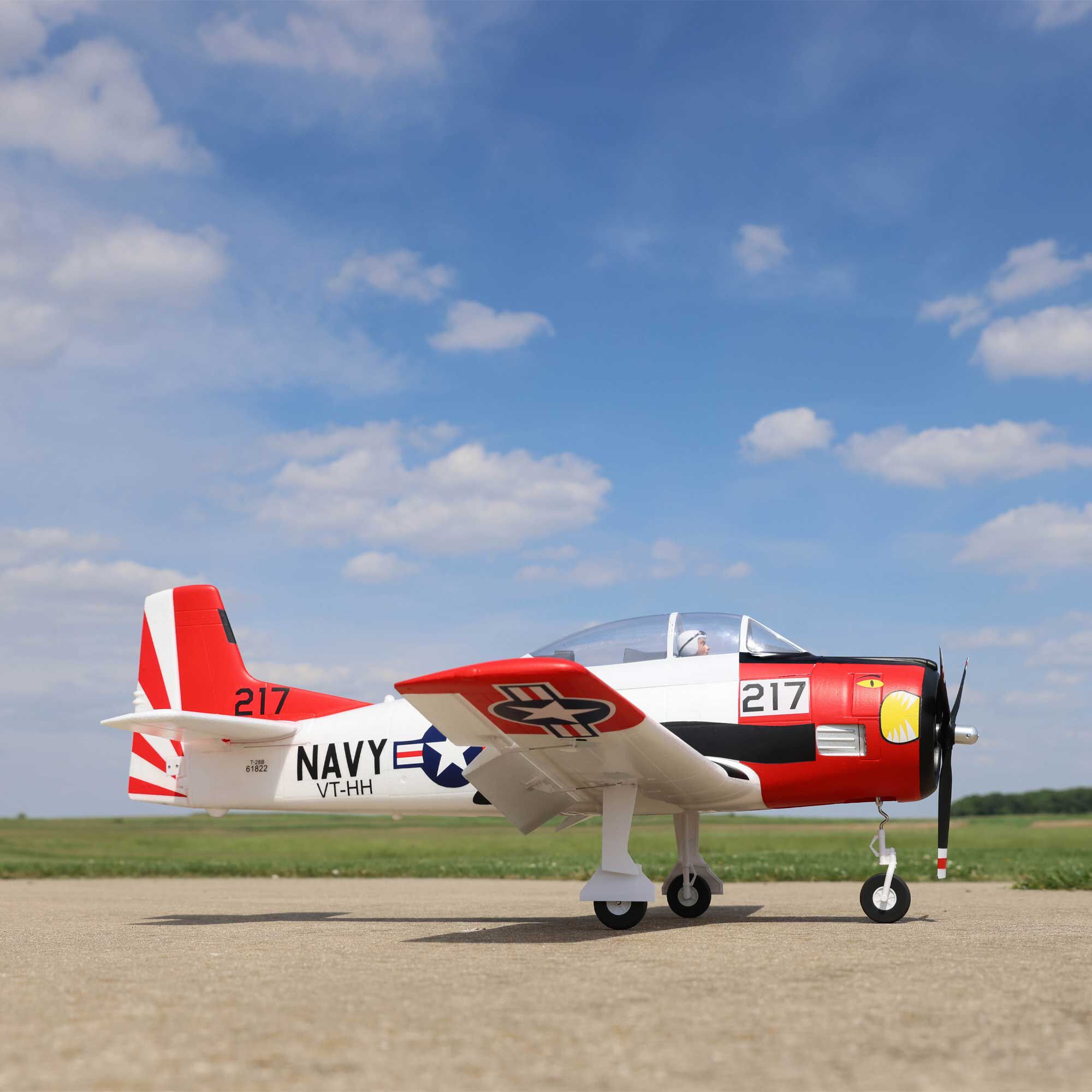 E-flite T-28 Trojan 1.2m PNP with Smart