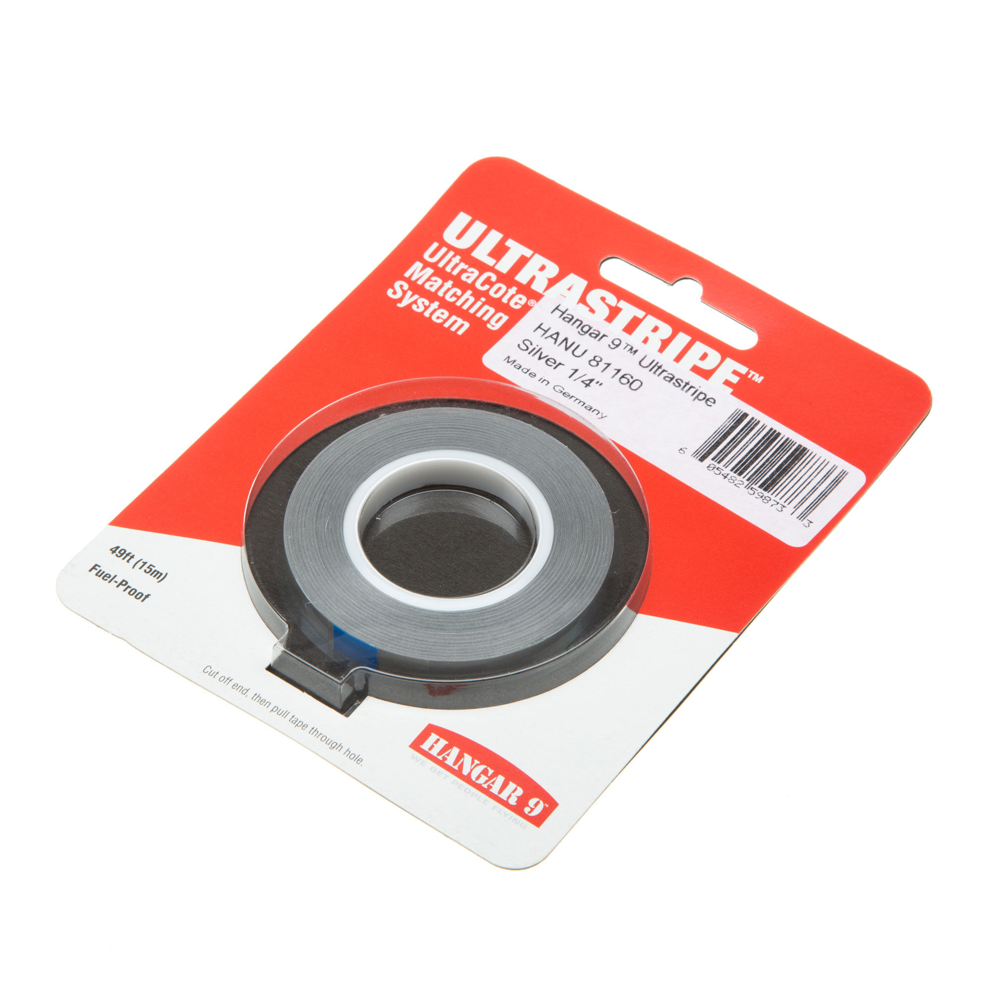Hangar 9 UltraStripe, Silver 1/4"