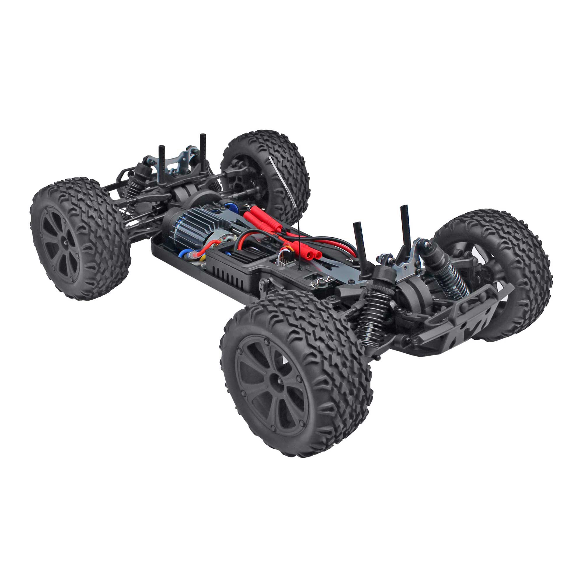 Redcat Racing 1/10 Blackout XTE 4WD Monster SUV Brushed RTR, Silver