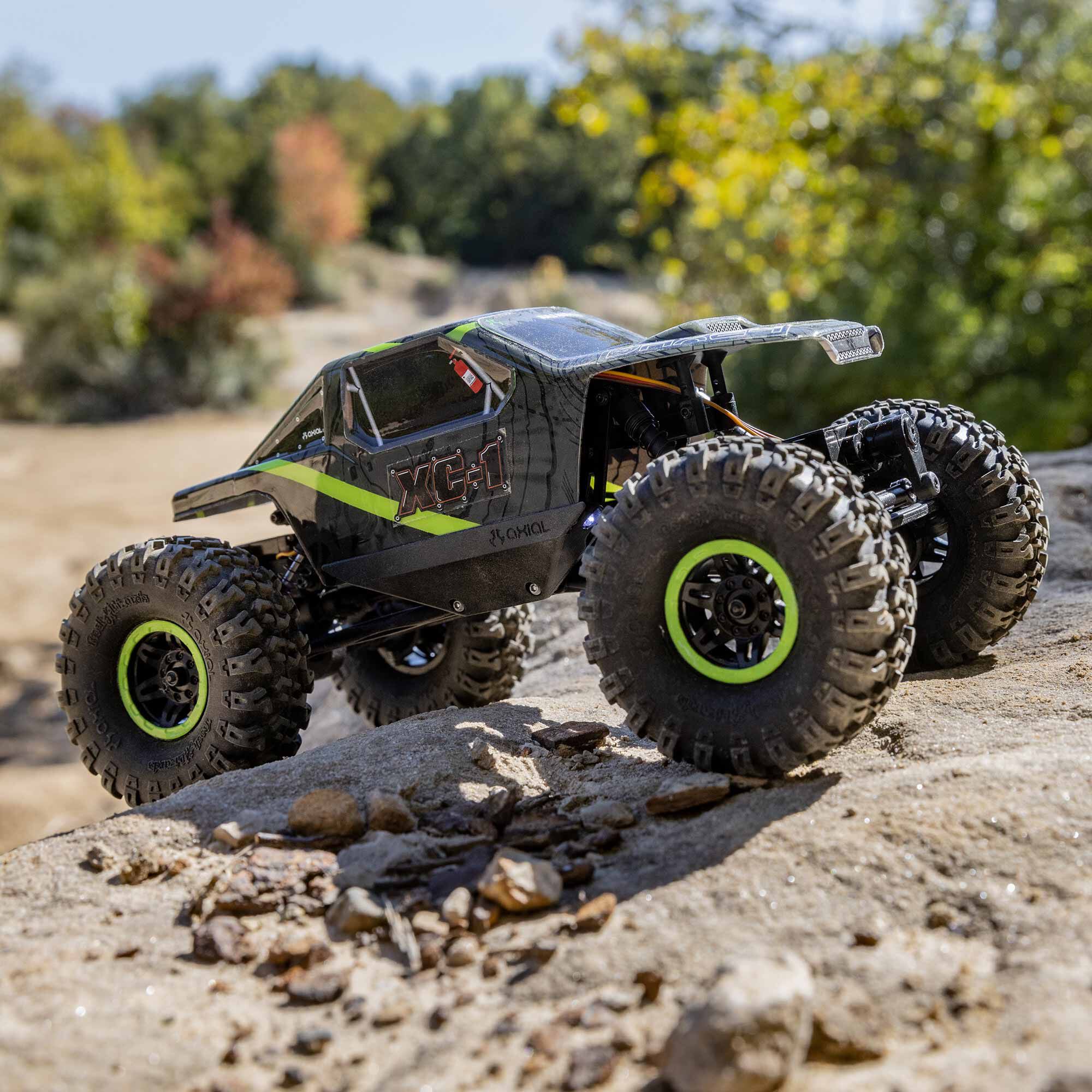 Axial 1/24 AX24 XC-1 4WS 4X4 RTR Brushed Rock Crawler (Battery & Charger Included), Green