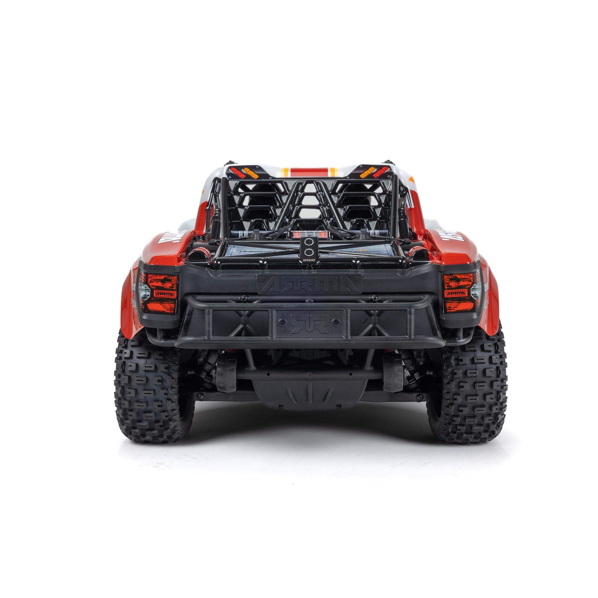 ARRMA 1/8 MOJAVE 4S 4X4 RTR Brushless Desert Truck, White/Red