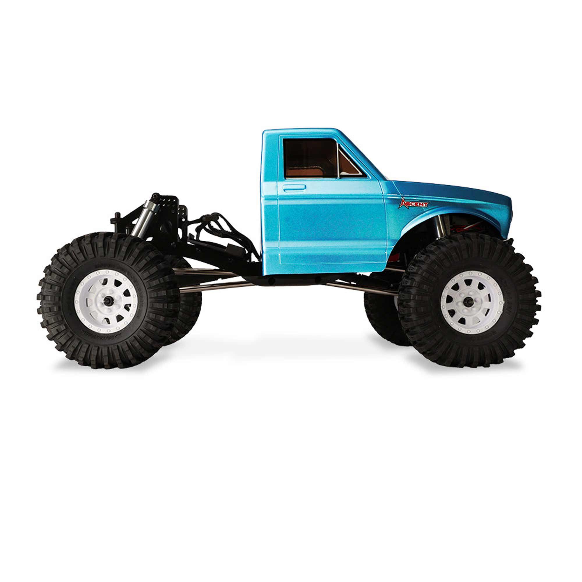 Redcat Racing 1/10 Ascent LCG Two-Piece Pinched & Dovetailed Body Rock Crawler RTR, Blue