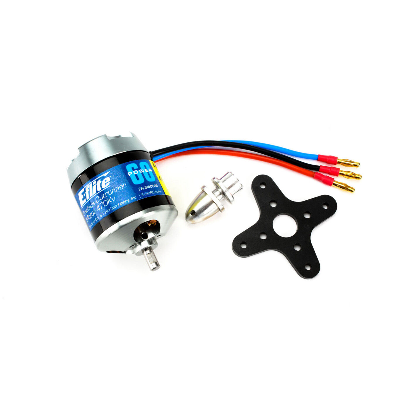 E-flite Power 60 Brushless Outrunner Motor, 470Kv, 4mm Bullet