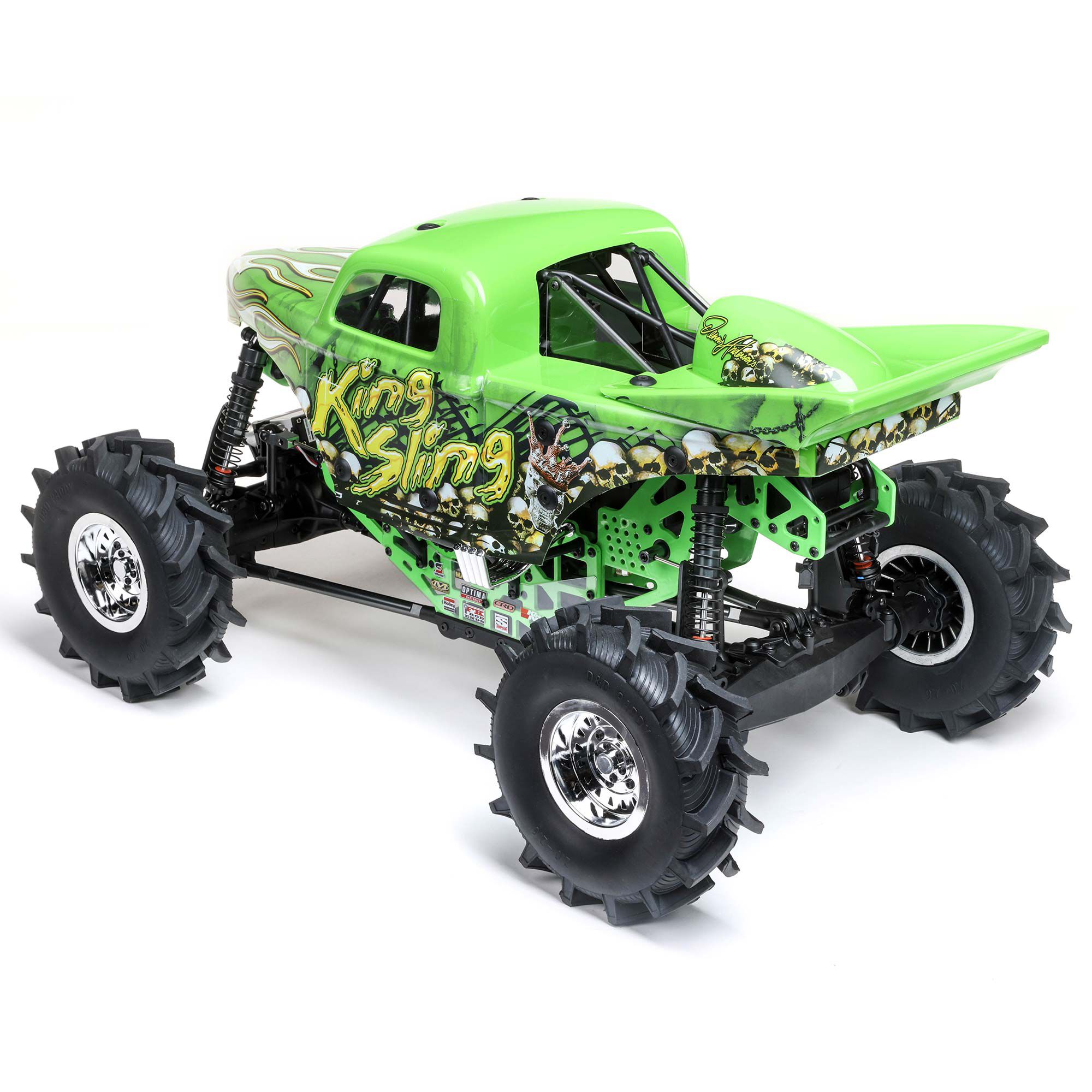 Losi 1/8 LMT Mega Truck King Sling 4S 4X4 RTR Brushless Mega Truck, Green