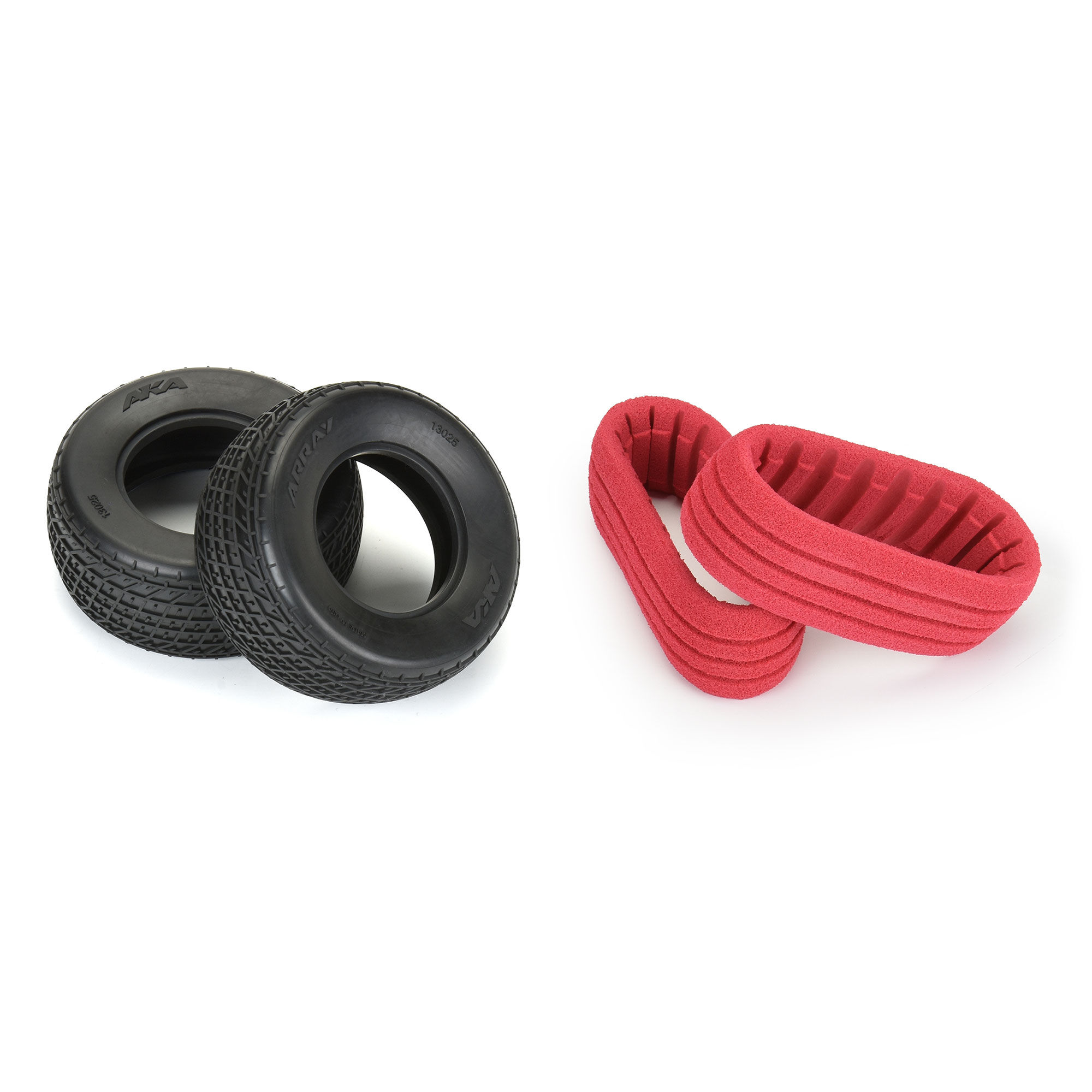 AKA PRODUCTS, INC. 1/10 Array Clay F/R 2.2"/3.0" Short Course Tires (2)