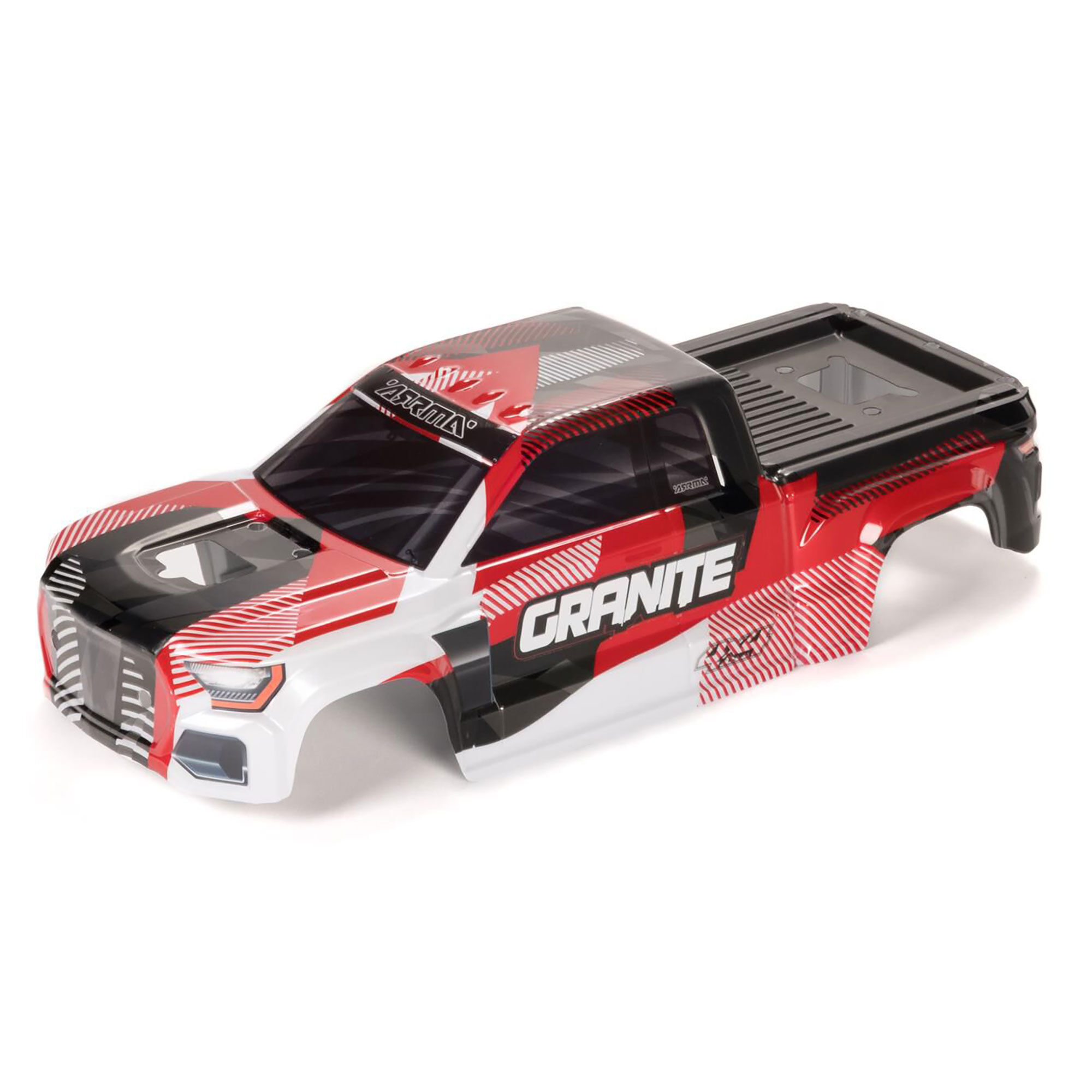 ARRMA GRANITE Clipless Painted Decaled Trimmed Body, Red