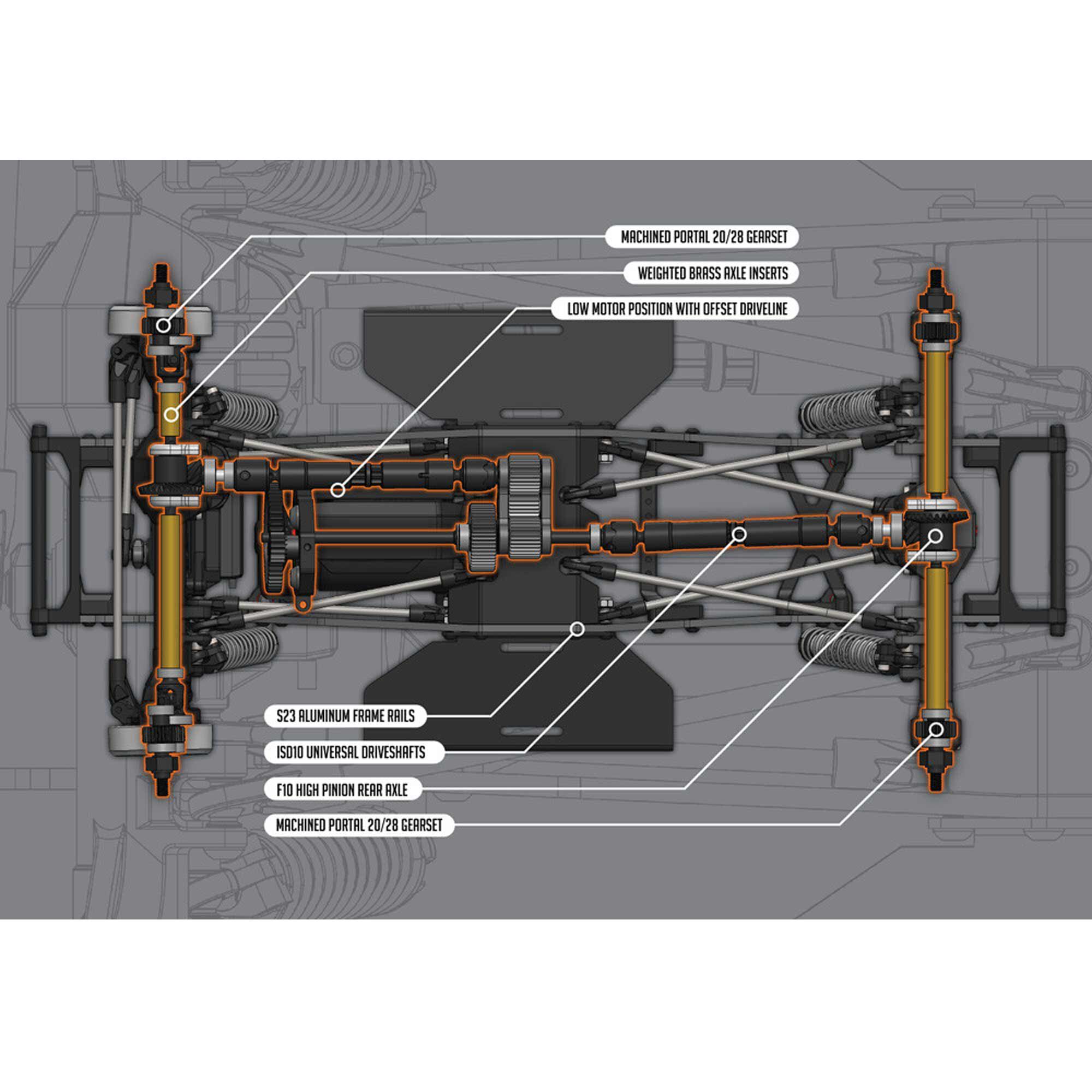 Vanquish Products 1/10 VRD Stance Brushed Rock Crawler RTR, Silver