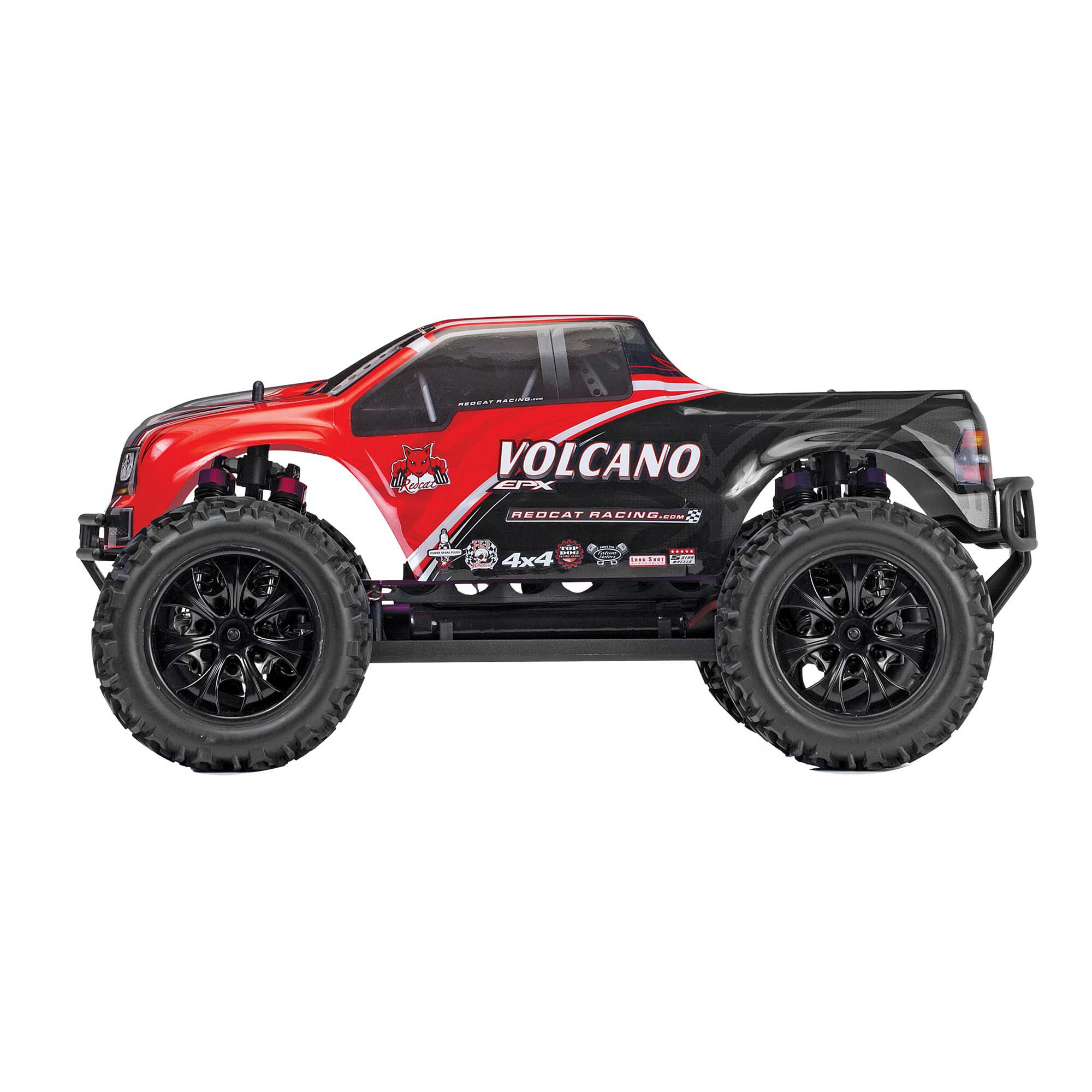 Redcat Racing 1/10 Volcano EPX 4WD Monster Truck Brushed RTR, Red