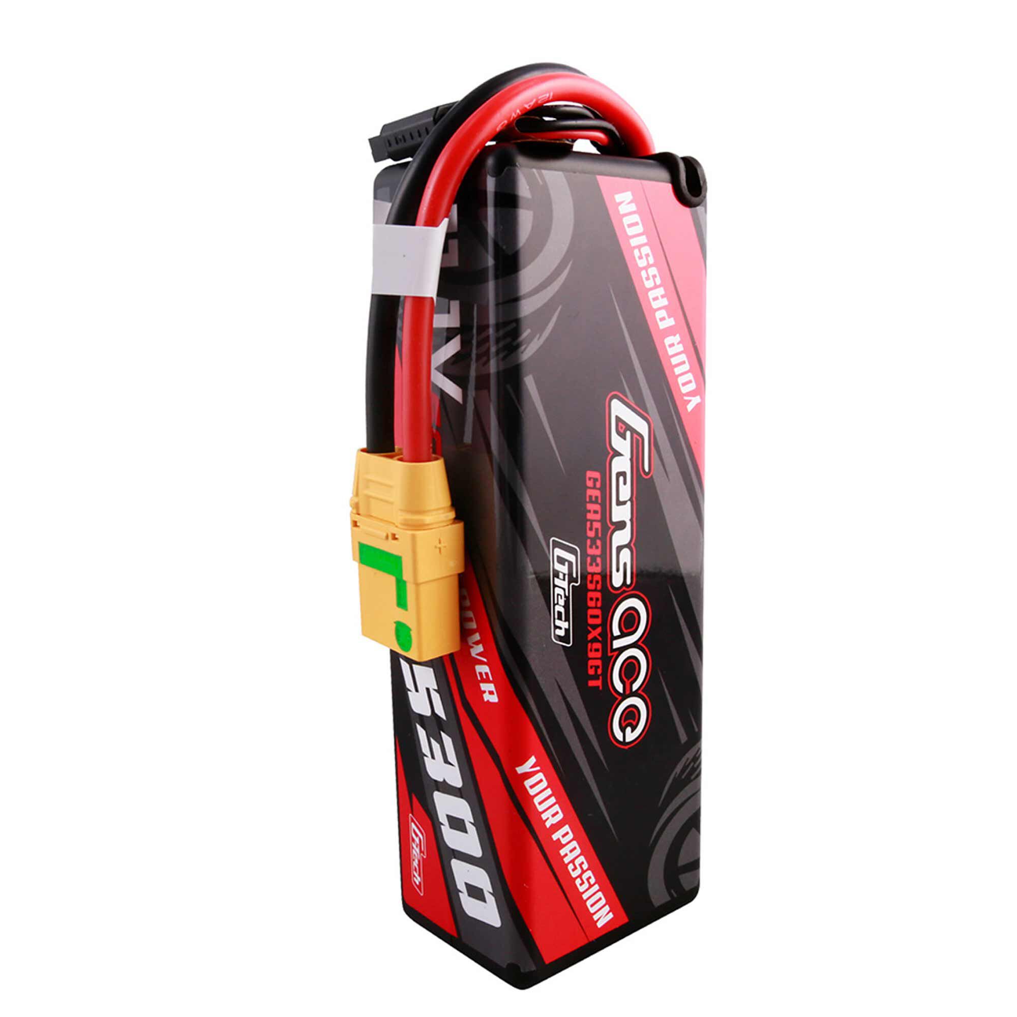 Gens ace 11.1V 5300mAh 3S 60C G-Tech Smart Hardcase LiPo Battery: XT90