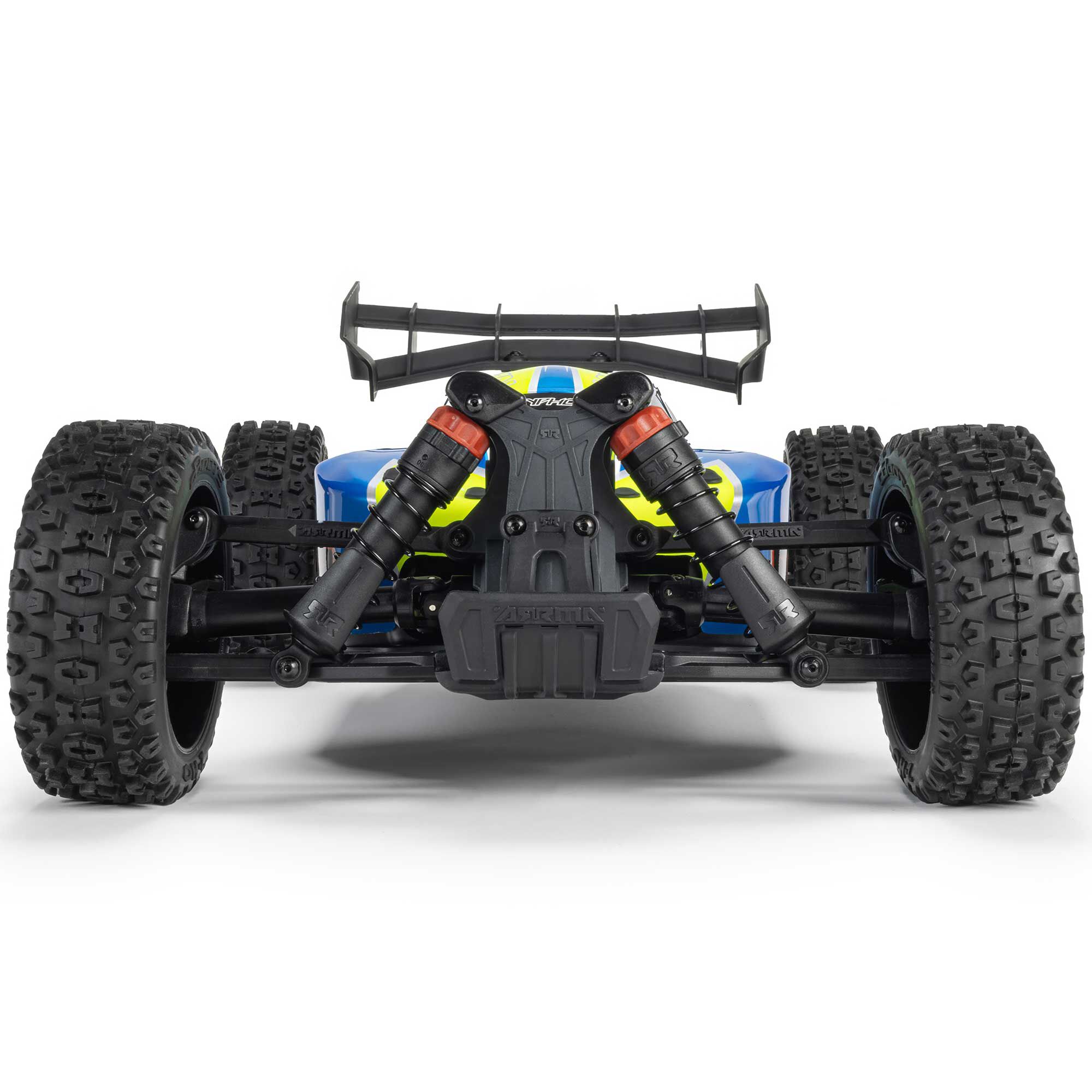 ARRMA 1/8 TYPHON MEGA 665 4X4 RTR Brushed Buggy, Blue