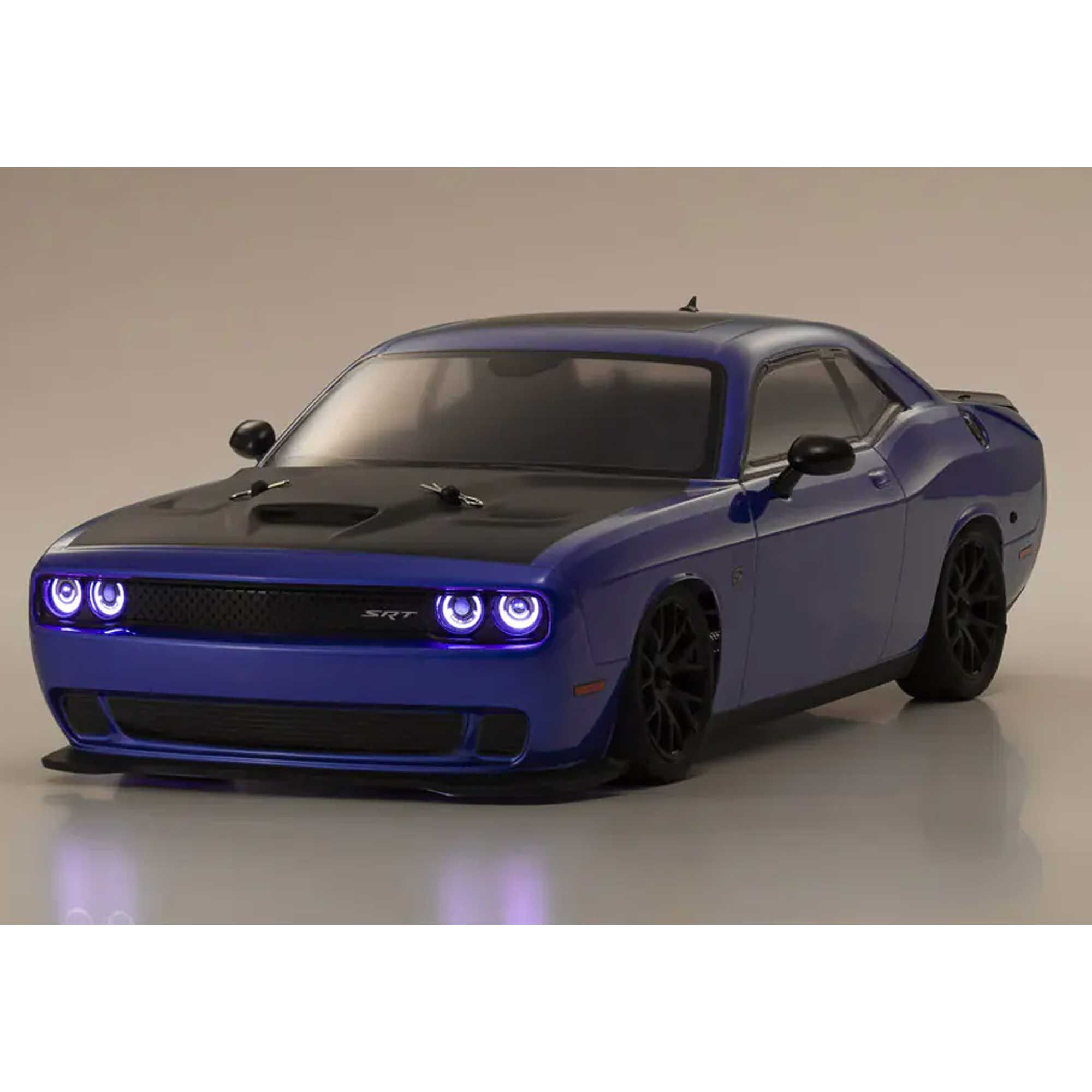 Kyosho 1/10 Fazer Mk2 2015 Dodge Challenger SRT Hellcat 4x4 Electric Touring RTR, Plam Crazy Purple