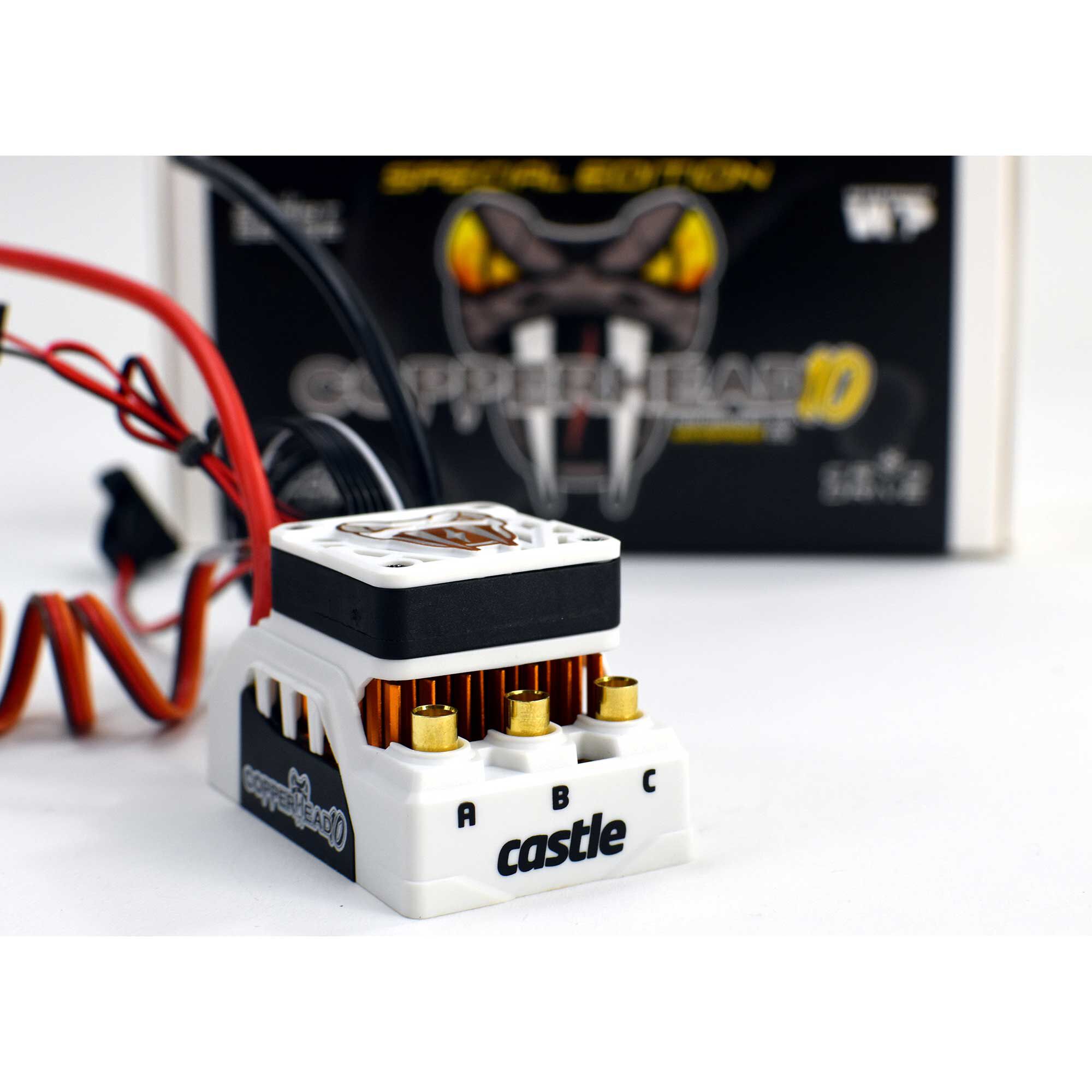 Castle Creations Copperhead 10 16.8V Waterproof Sensored ESC, Special Edition