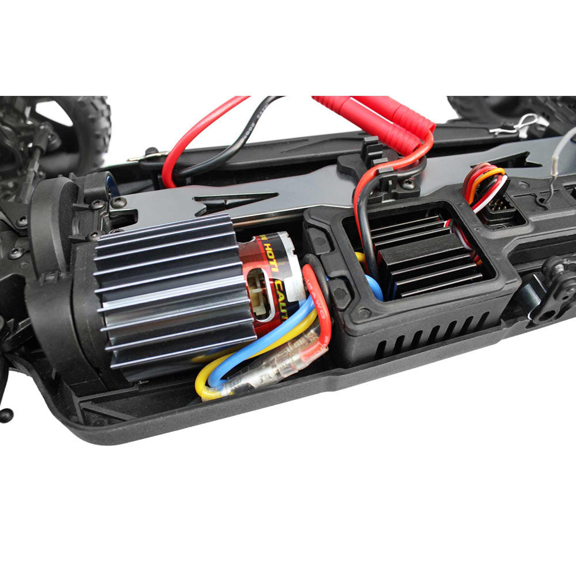 Redcat Racing 1/10 Blackout SC 4WD Short Course Truck Brushed RTR, Blue