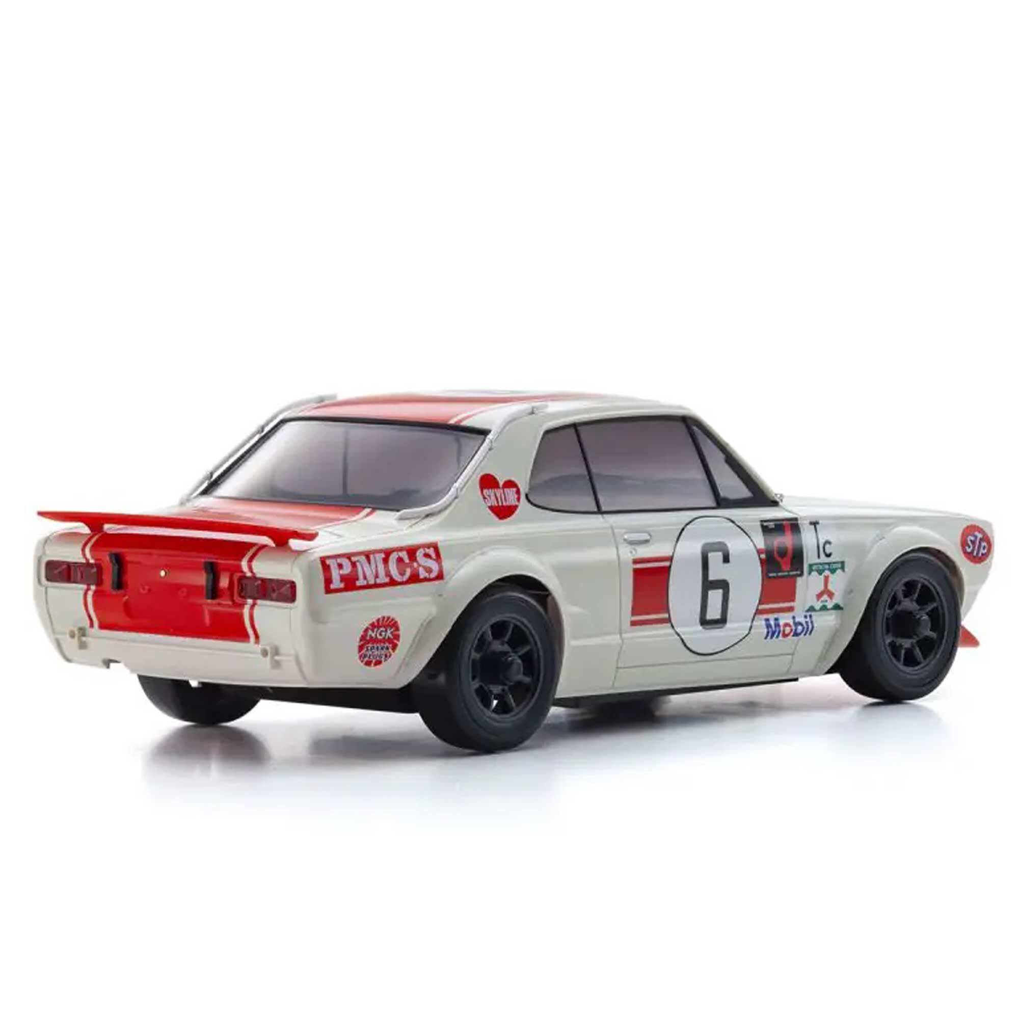 Kyosho 1/28 1972 Nissan Skyline GT-R MINI-Z AWD RTR, Red