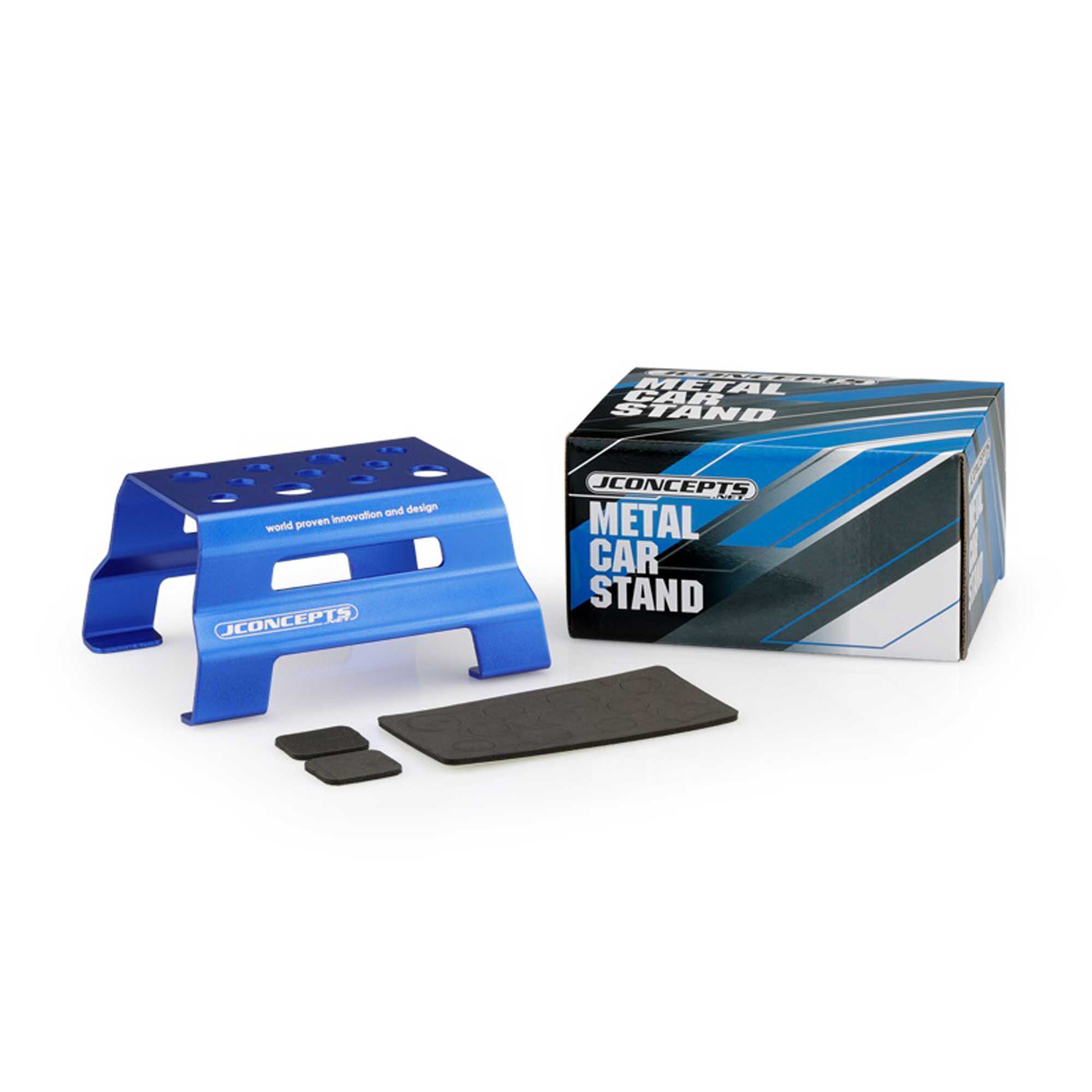 JConcepts, Inc. Metal Car Stand, Blue