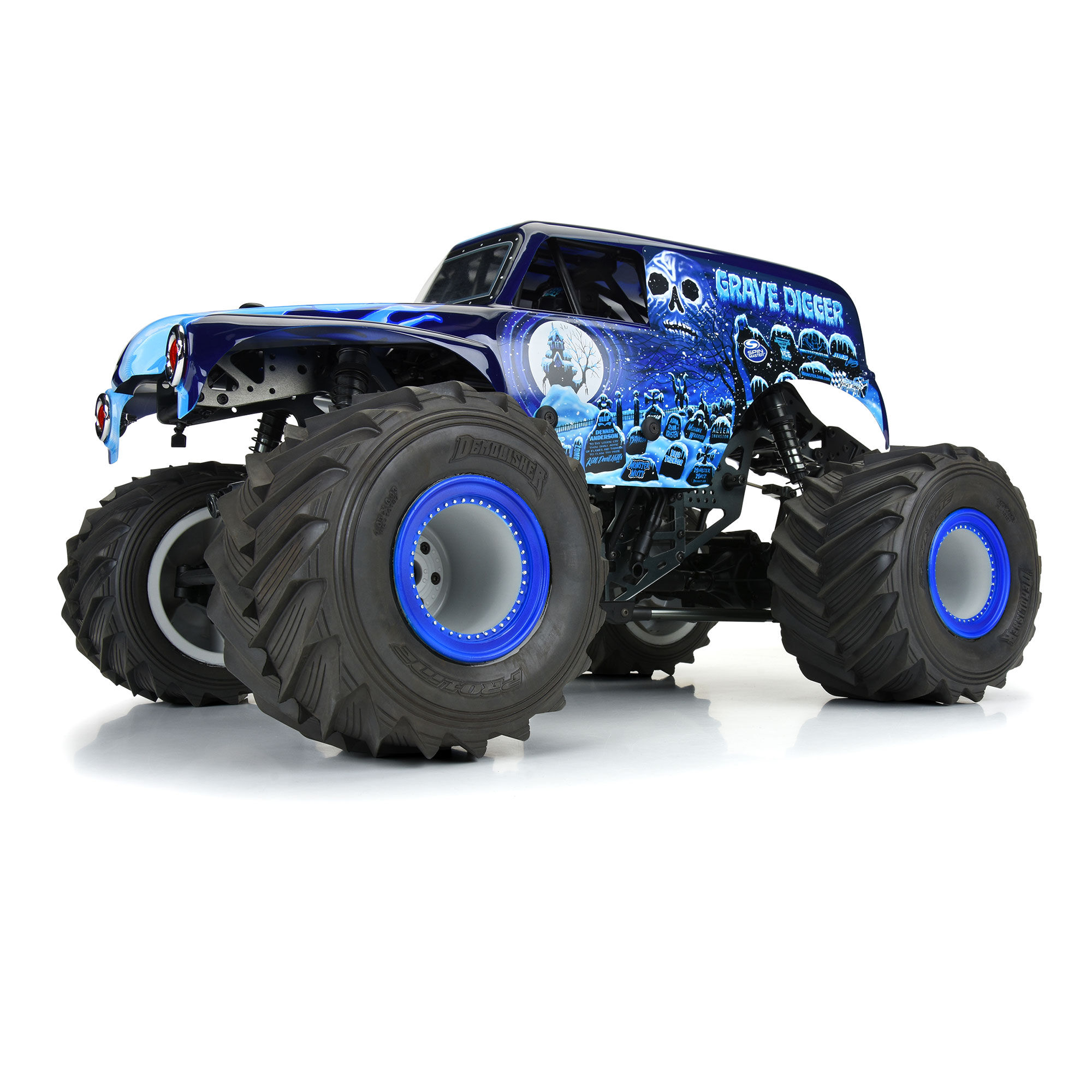 Pro-Line Racing 1/10 Grave Digger Ice (Blue) Painted Body Set: LMT