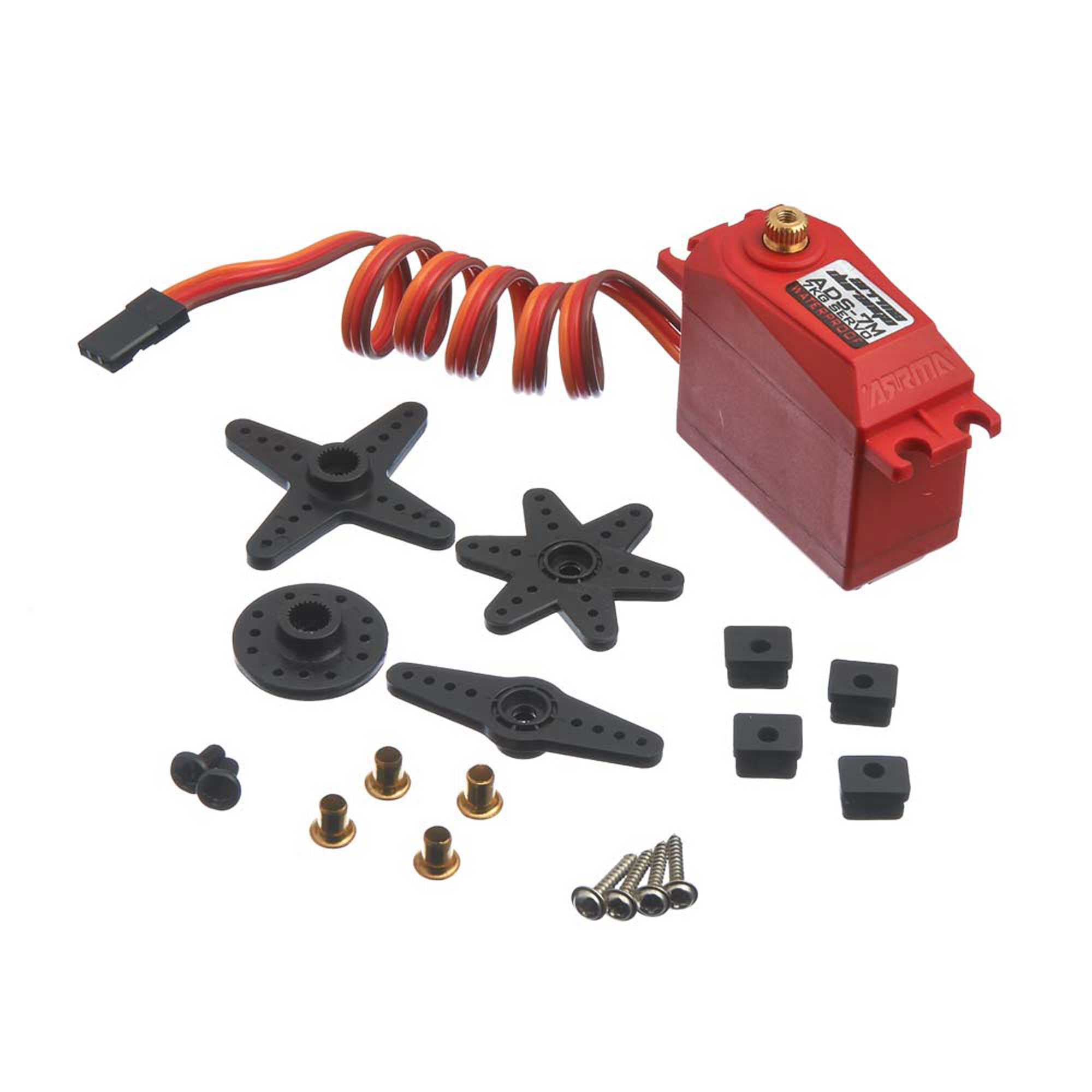 ARRMA ADS-7M V2 6.5kg Waterproof Servo, Red