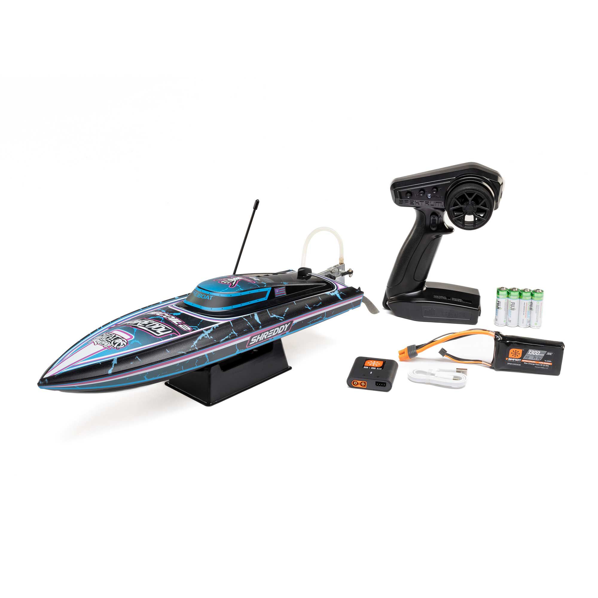 Pro Boat Recoil 2 18" Self-Righting Brushless Deep-V RTR, Shreddy