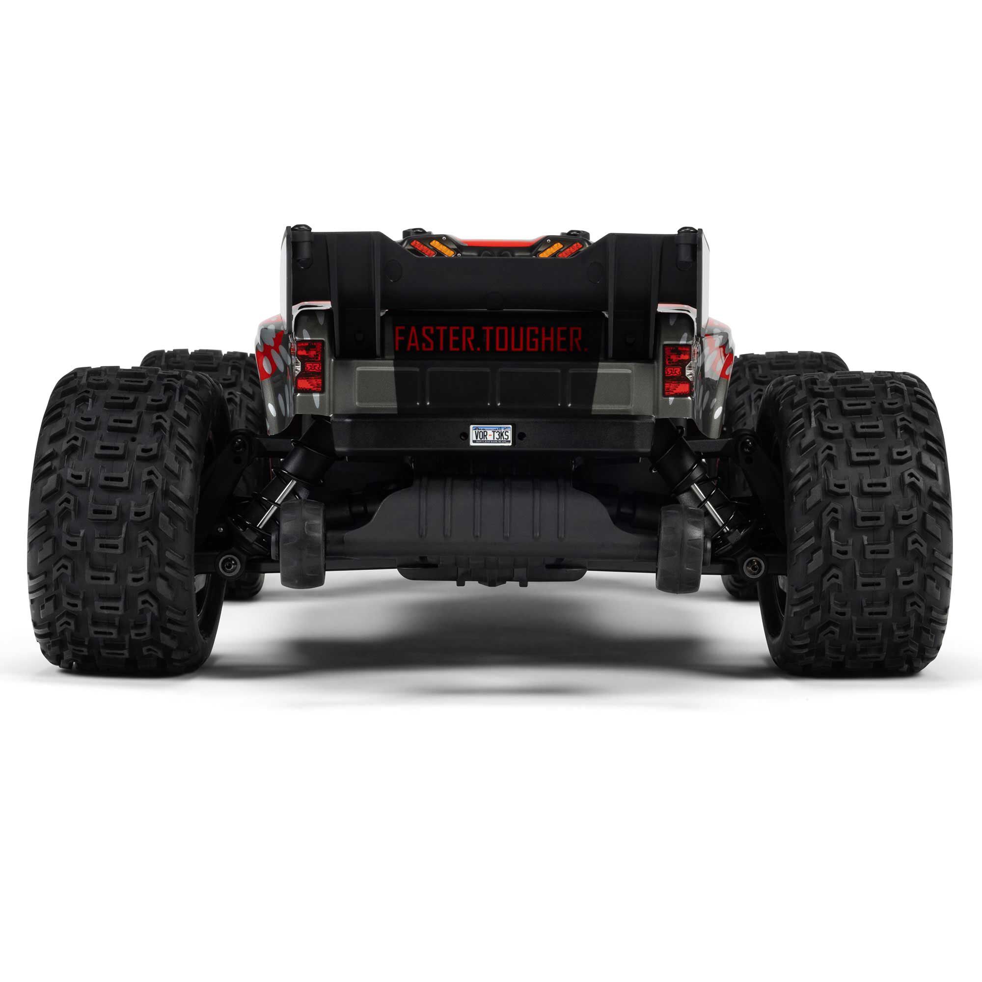 ARRMA 1/10 VORTEKS 223S DSC 4X4 RTR Brushless Stadium Truck, Red
